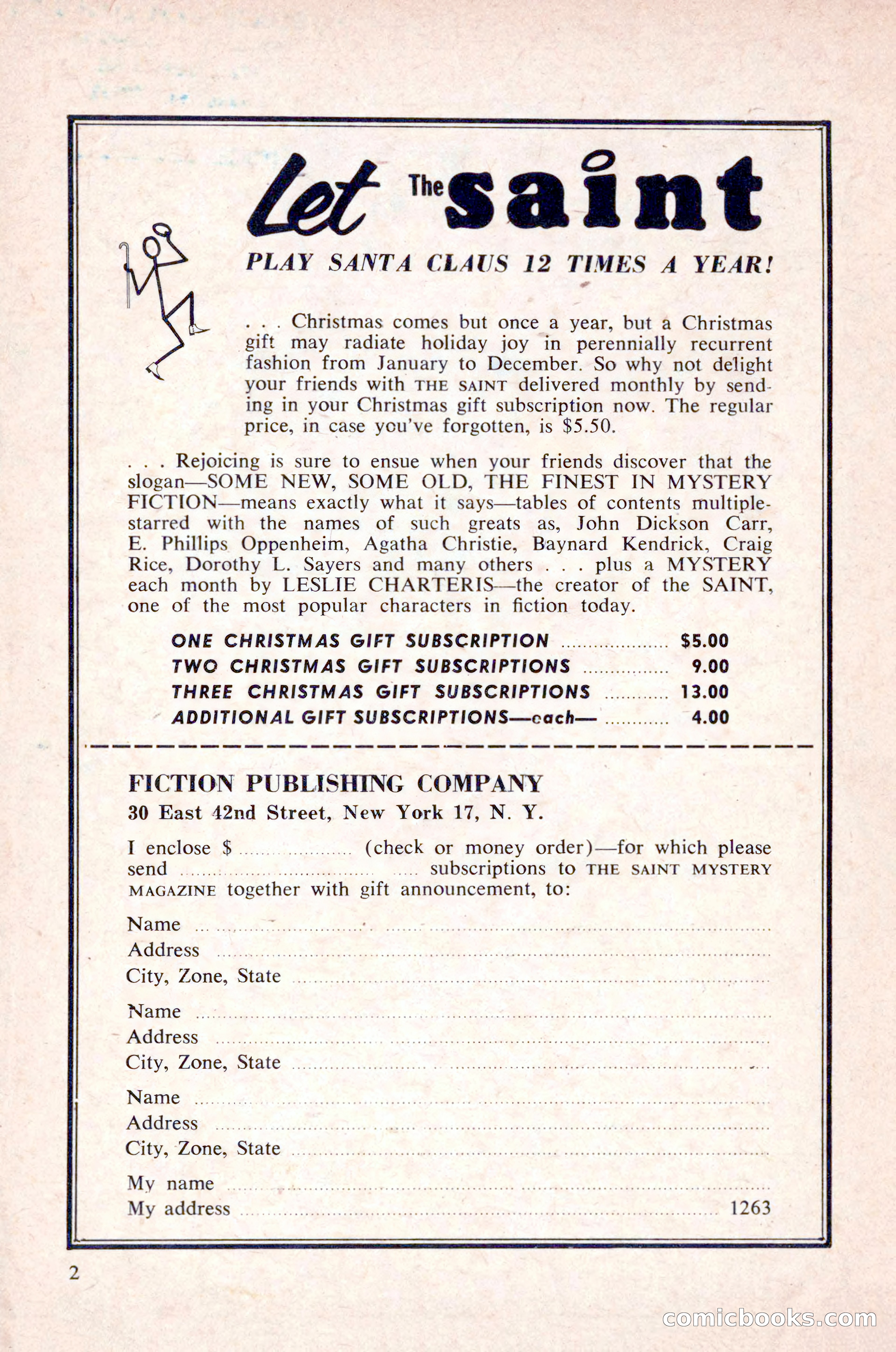 The Saint Mystery Magazine, December 1963 — page 4 of 164