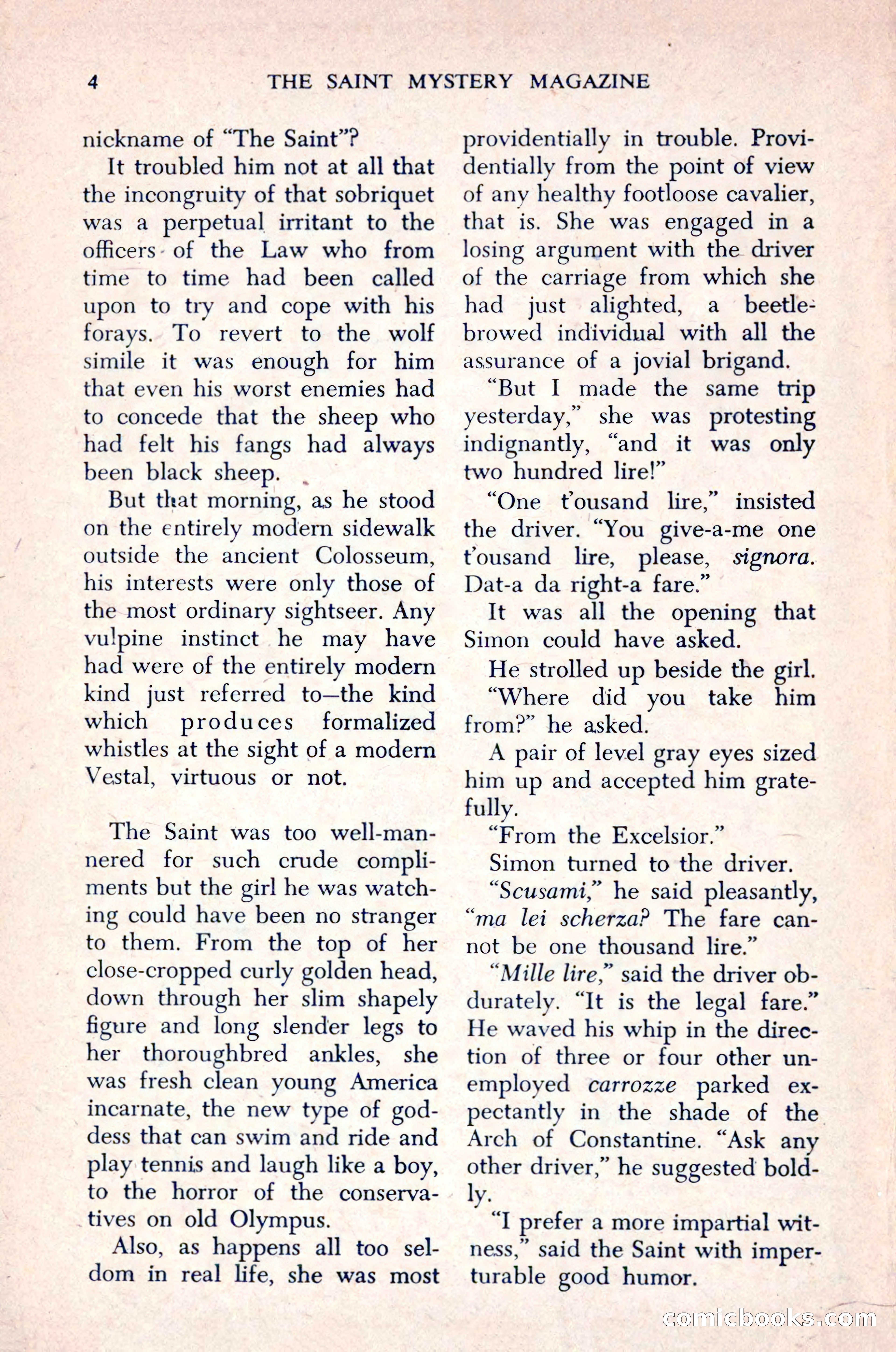 The Saint Mystery Magazine, December 1963 — page 6 of 164