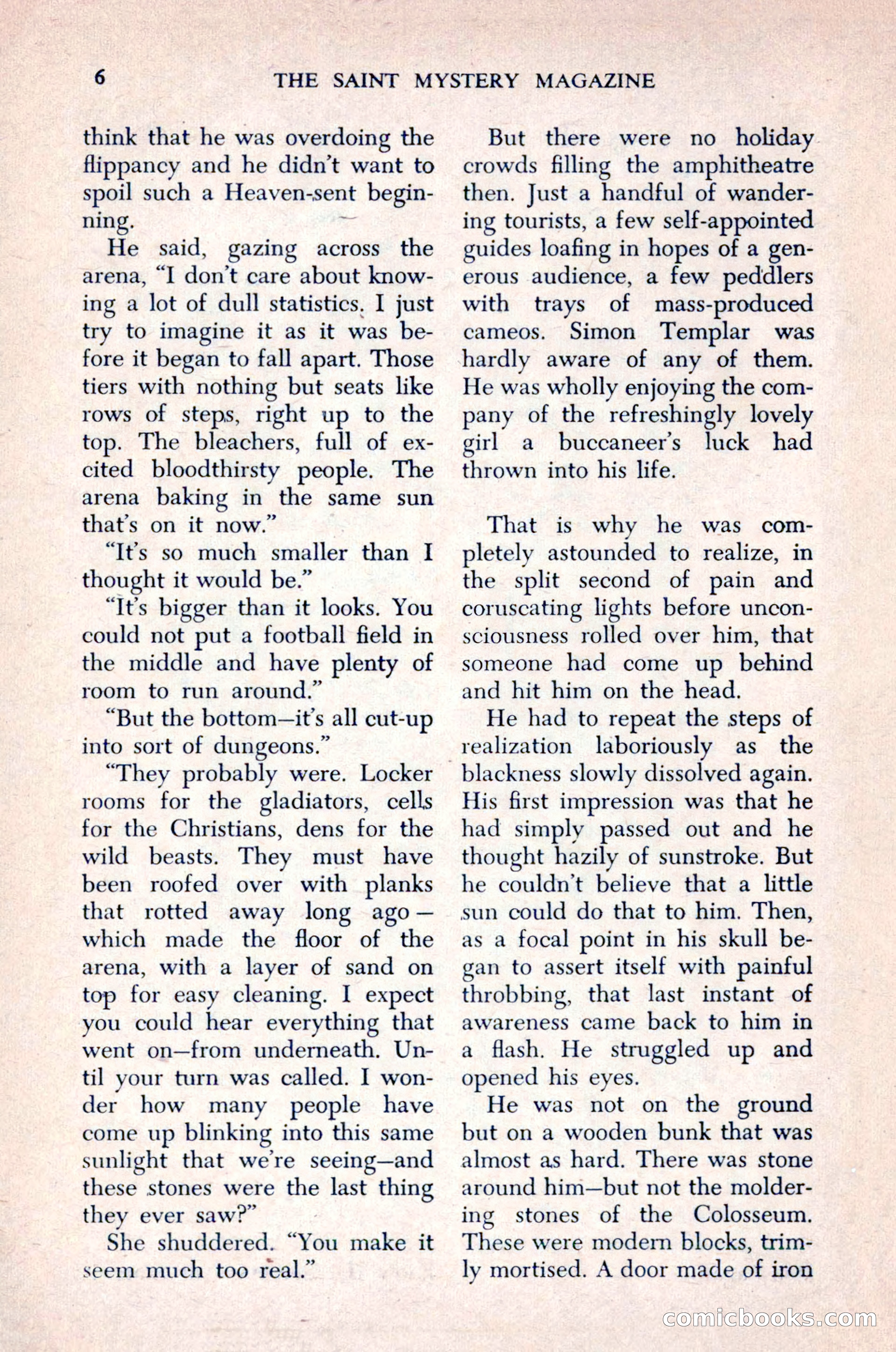 The Saint Mystery Magazine, December 1963 — page 8 of 164