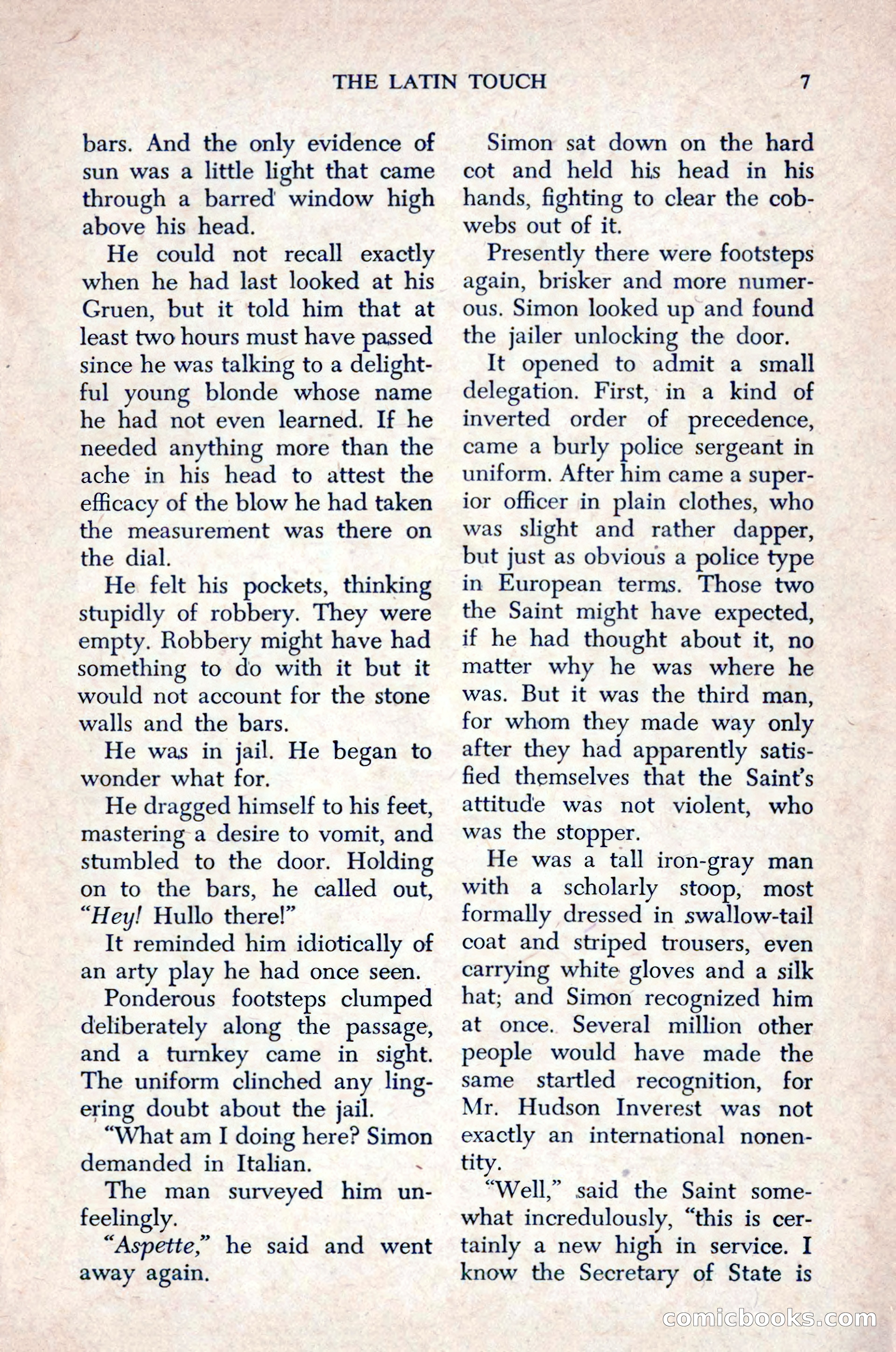 The Saint Mystery Magazine, December 1963 — page 9 of 164