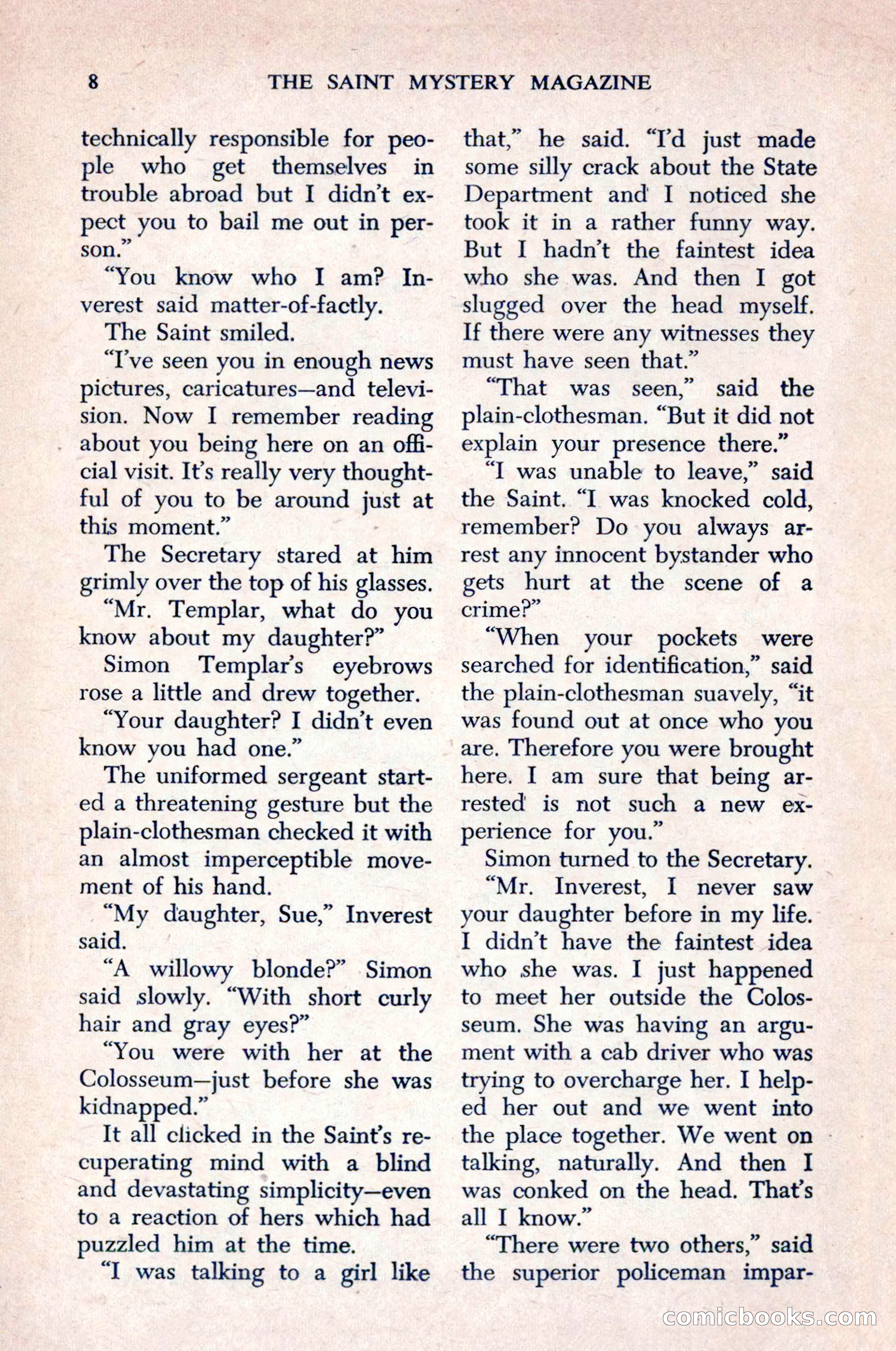 The Saint Mystery Magazine, December 1963 — page 10 of 164