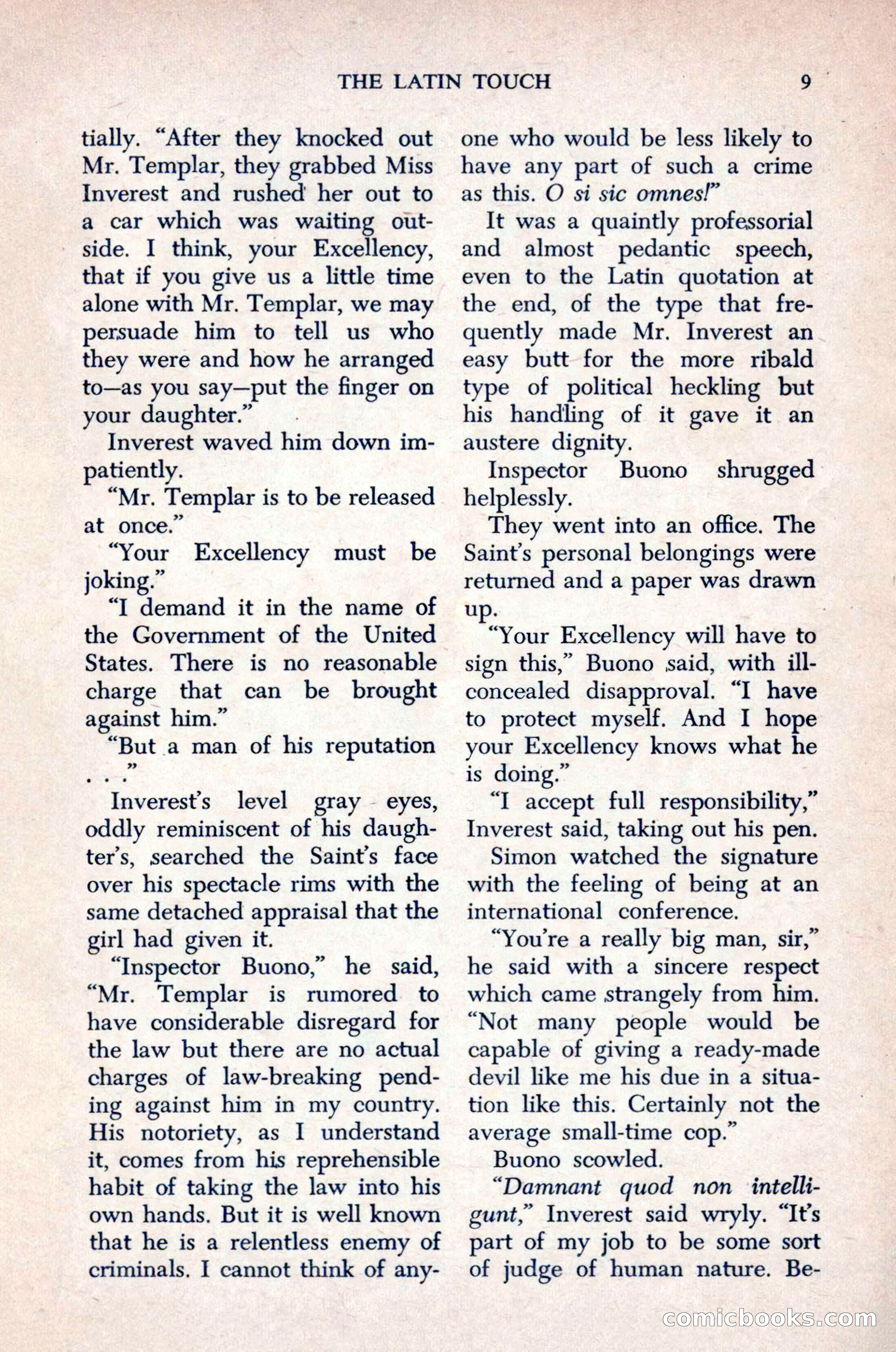 The Saint Mystery Magazine, December 1963 — page 11 of 164
