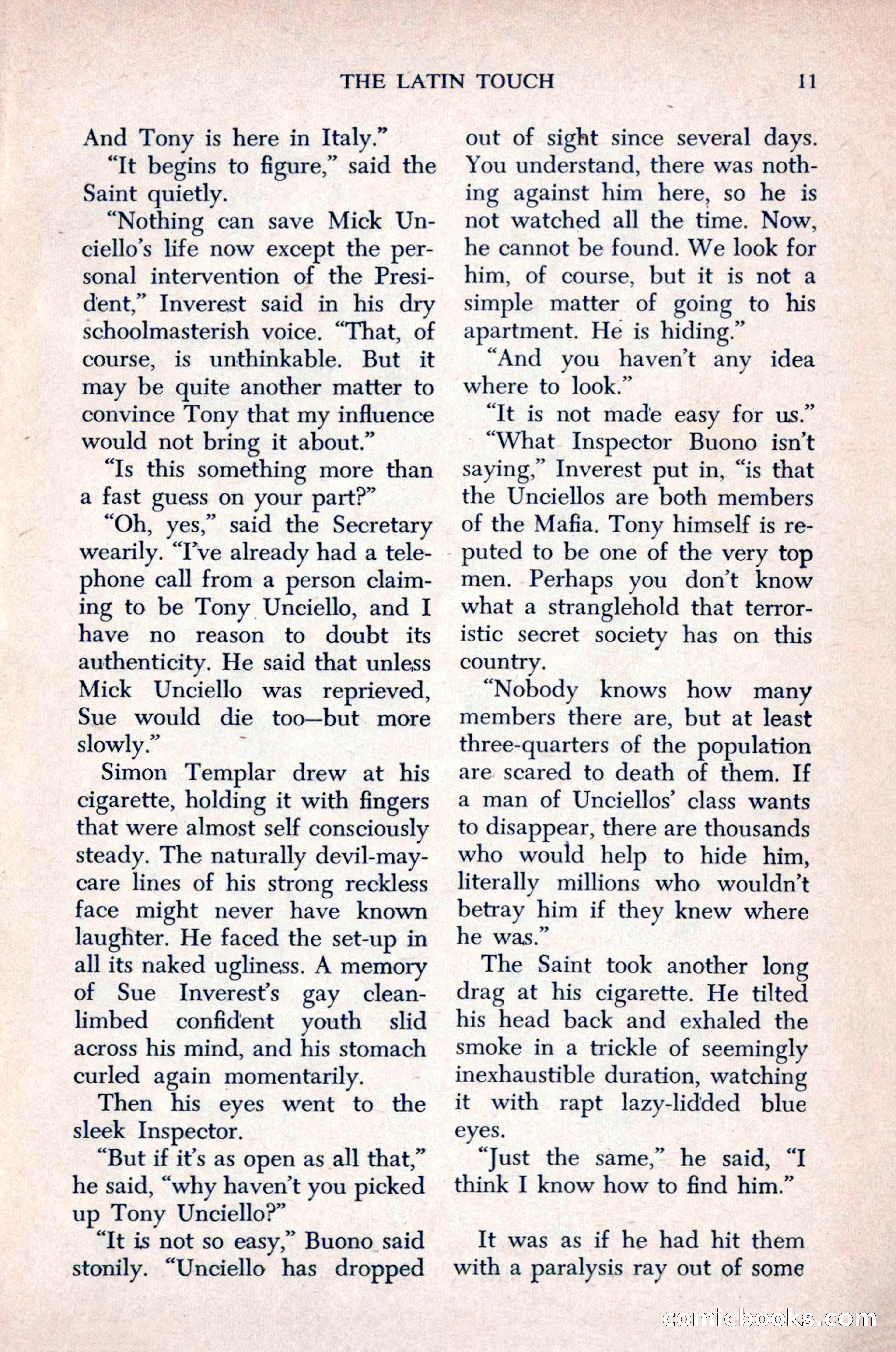 The Saint Mystery Magazine, December 1963 — page 13 of 164