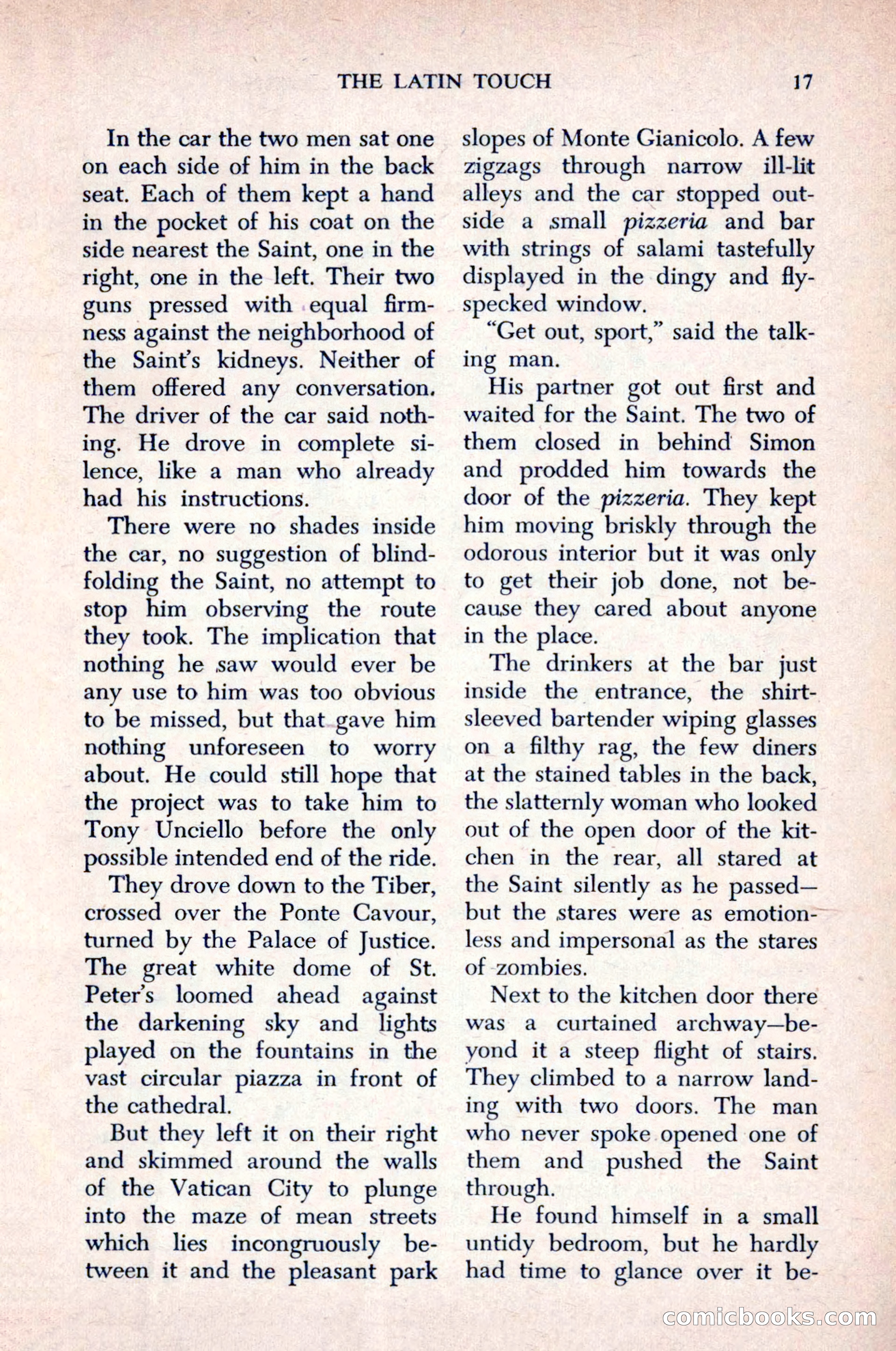 The Saint Mystery Magazine, December 1963 — page 19 of 164