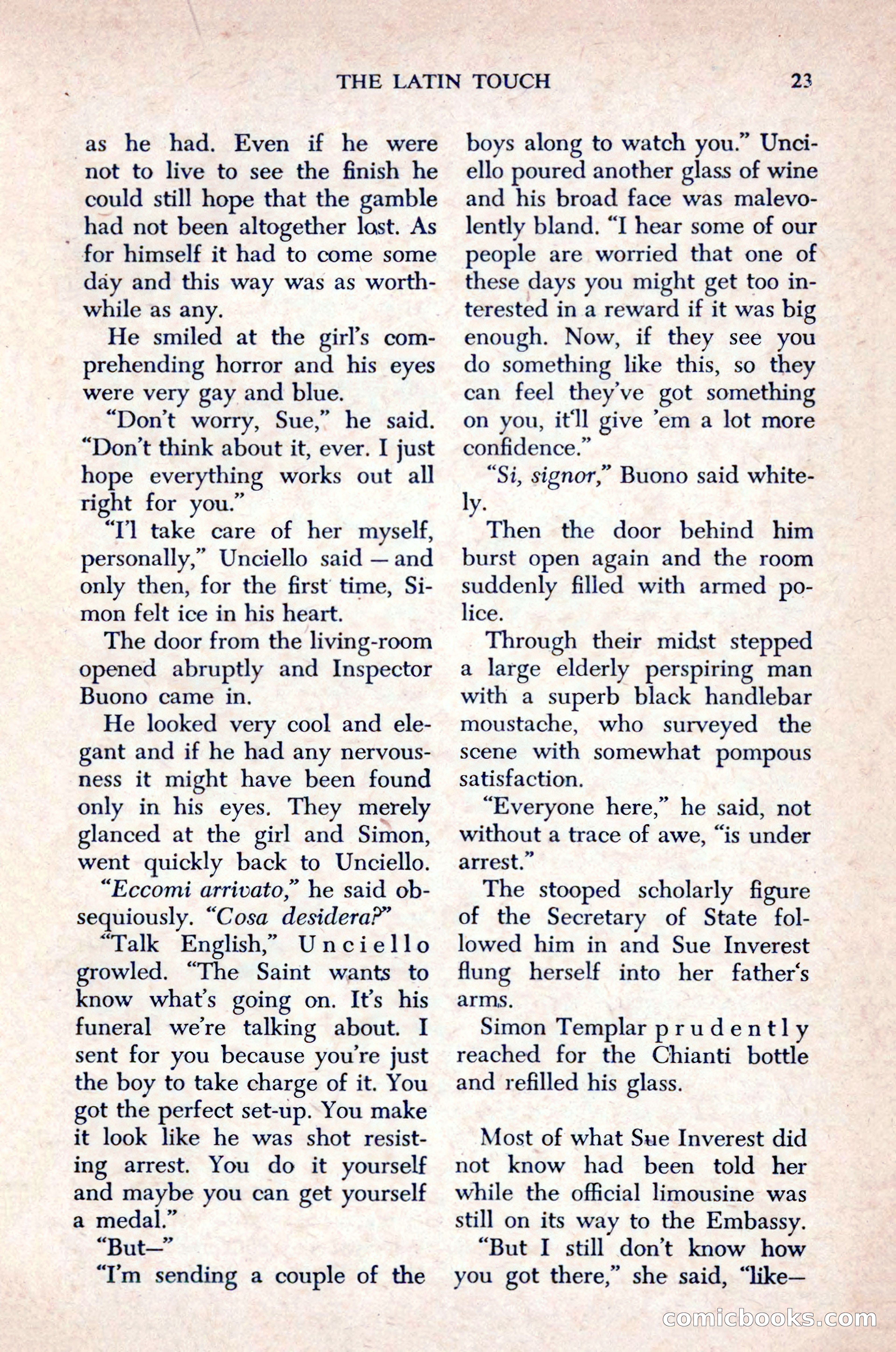 The Saint Mystery Magazine, December 1963 — page 25 of 164