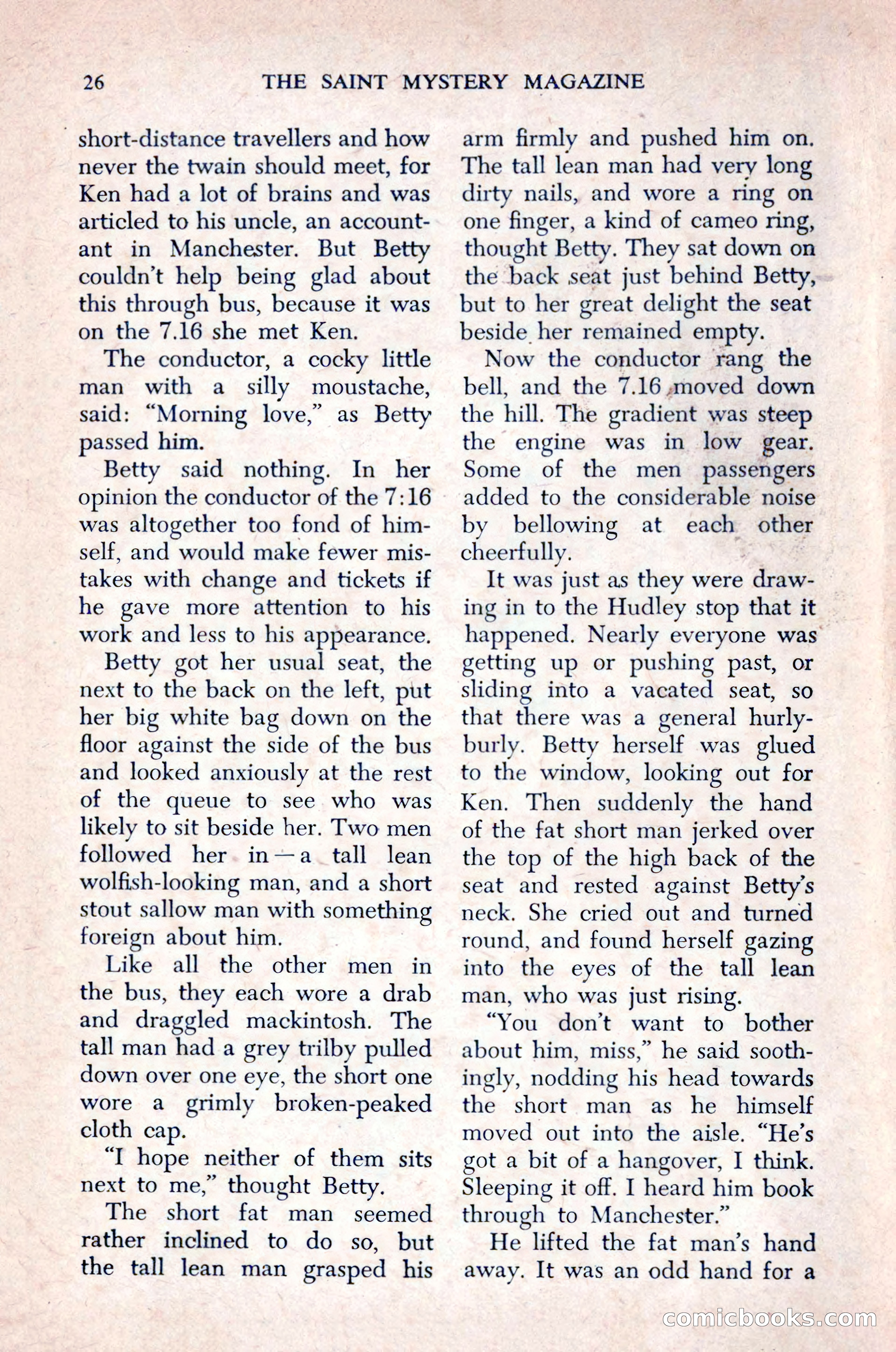 The Saint Mystery Magazine, December 1963 — page 28 of 164