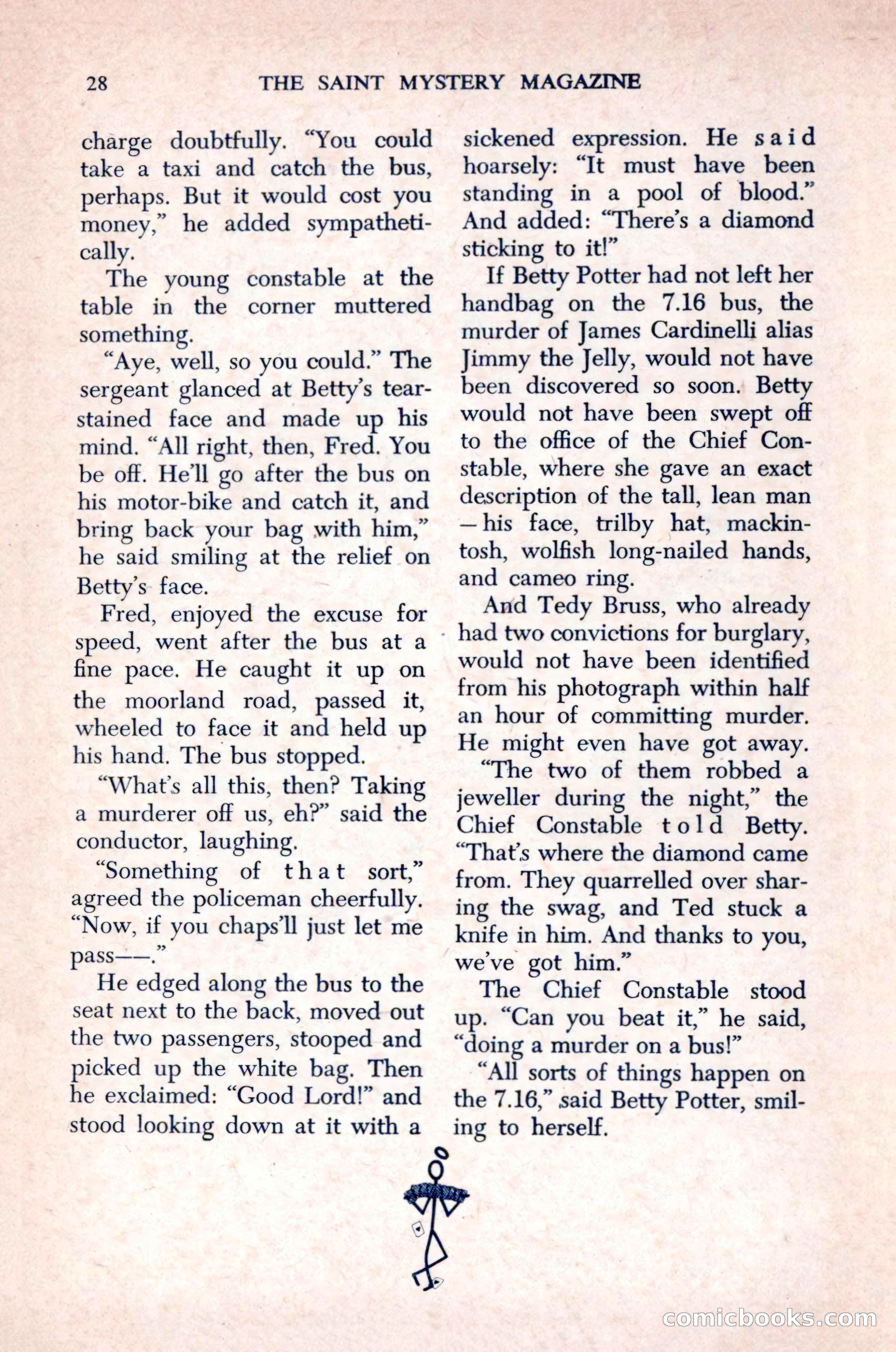 The Saint Mystery Magazine, December 1963 — page 30 of 164