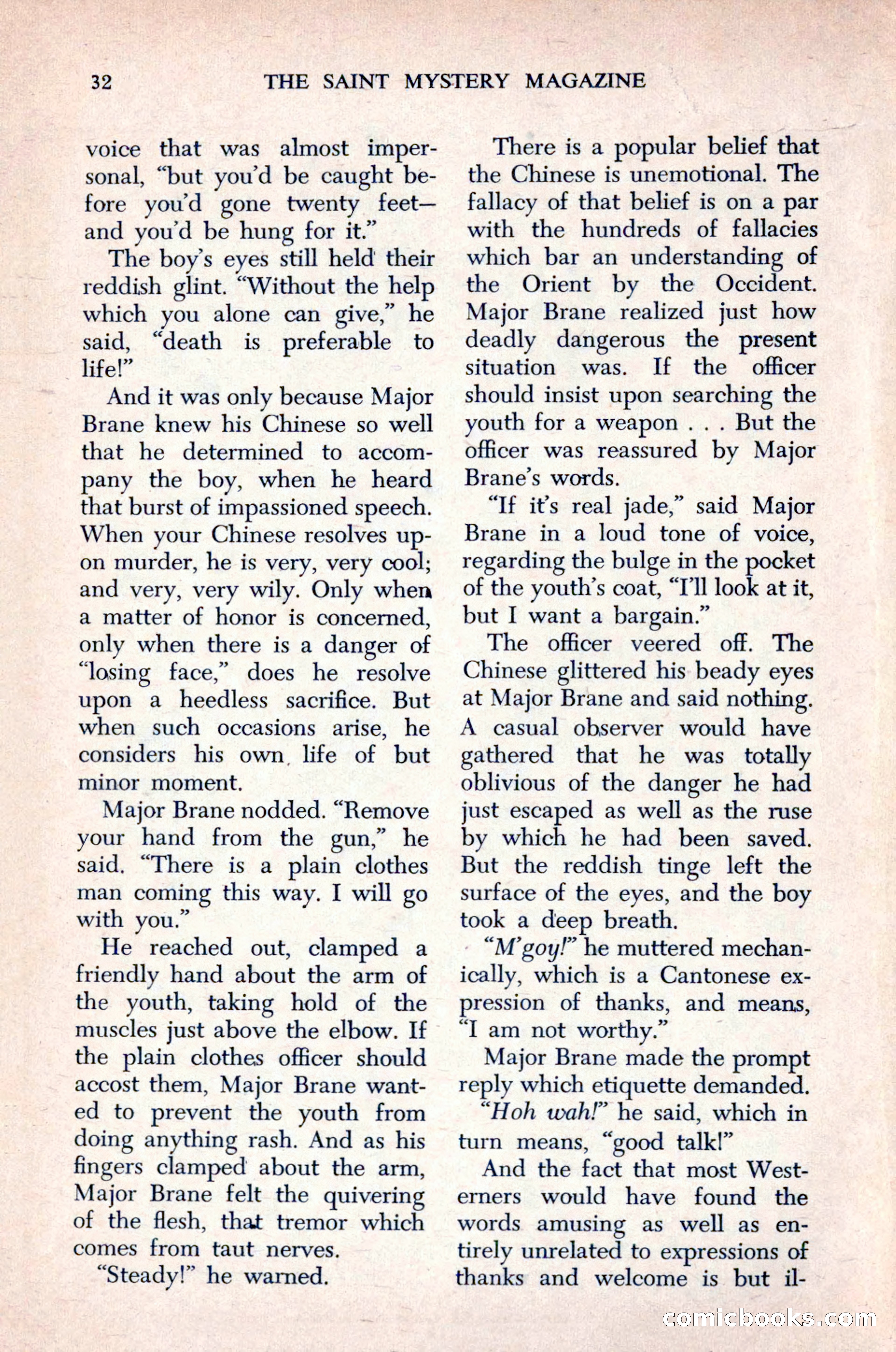 The Saint Mystery Magazine, December 1963 — page 34 of 164