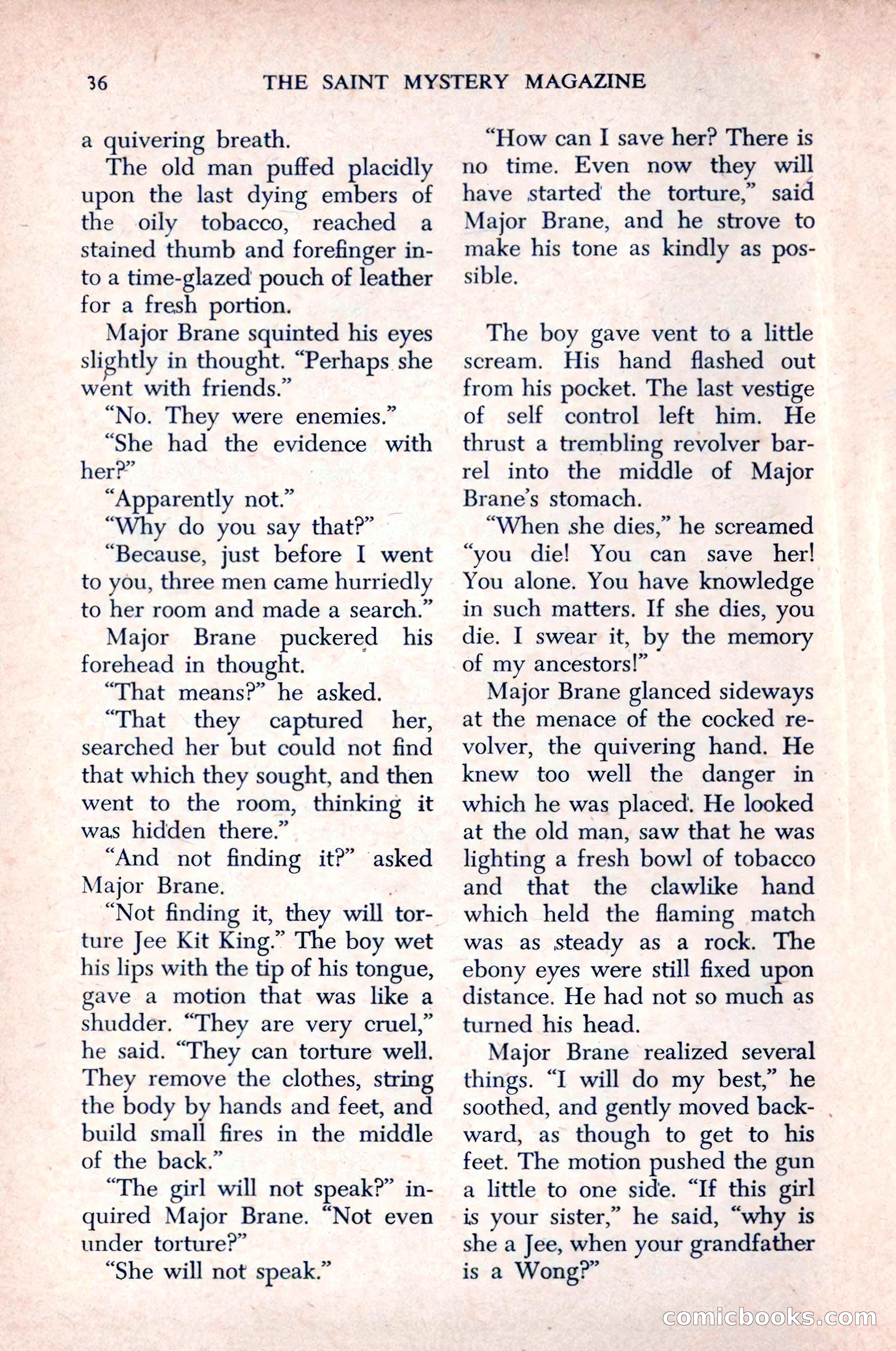 The Saint Mystery Magazine, December 1963 — page 38 of 164