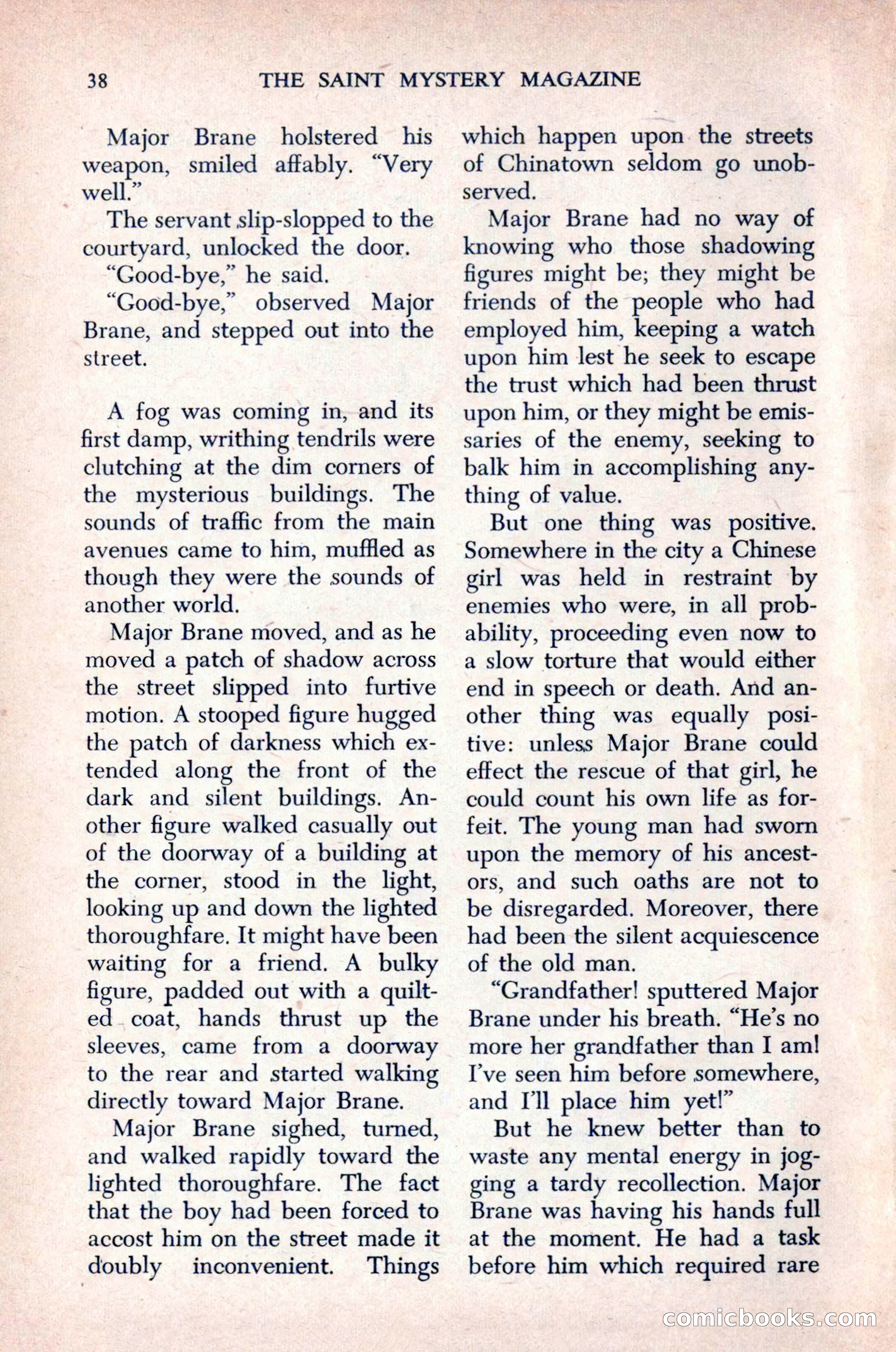 The Saint Mystery Magazine, December 1963 — page 40 of 164