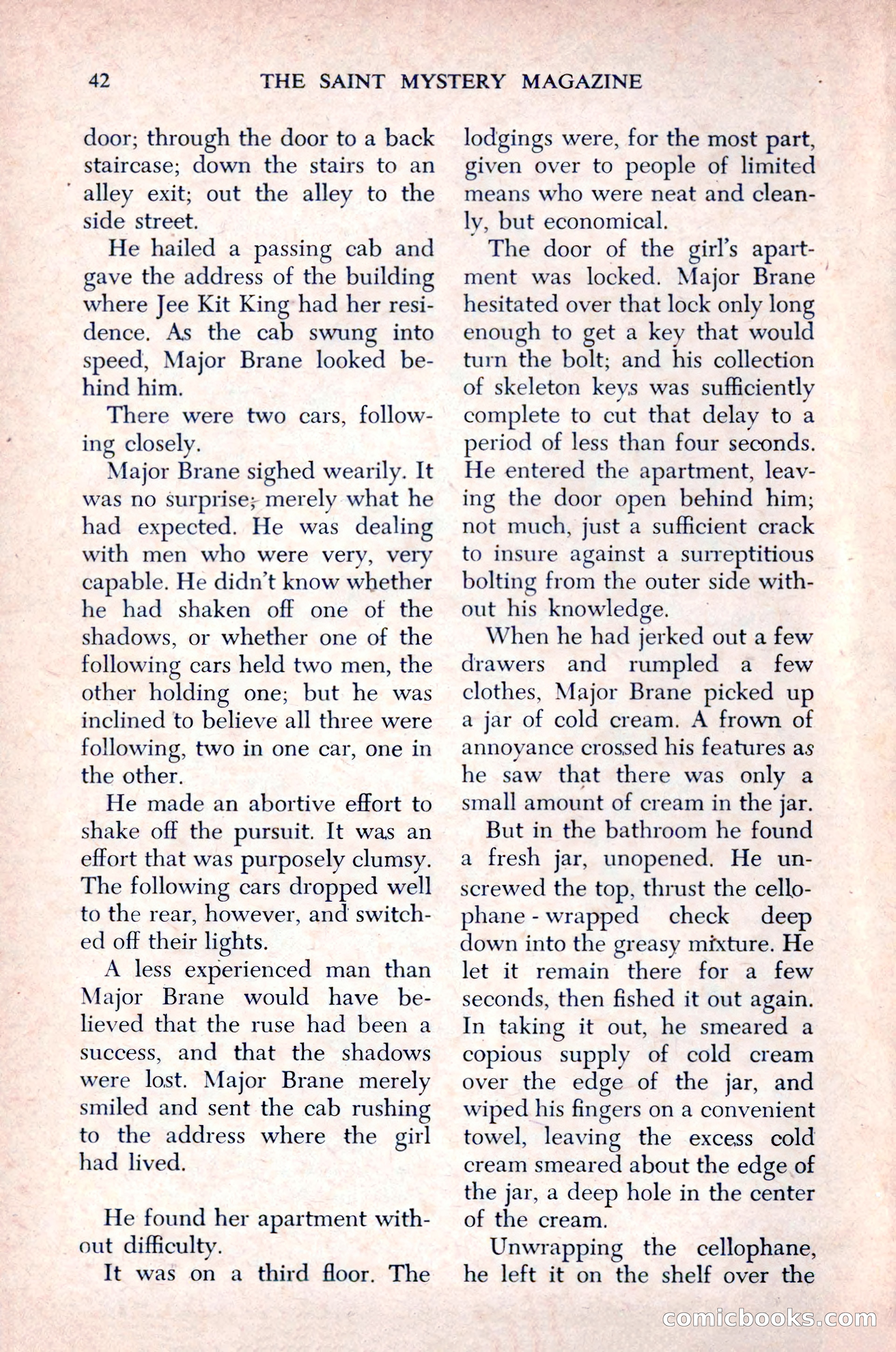 The Saint Mystery Magazine, December 1963 — page 44 of 164