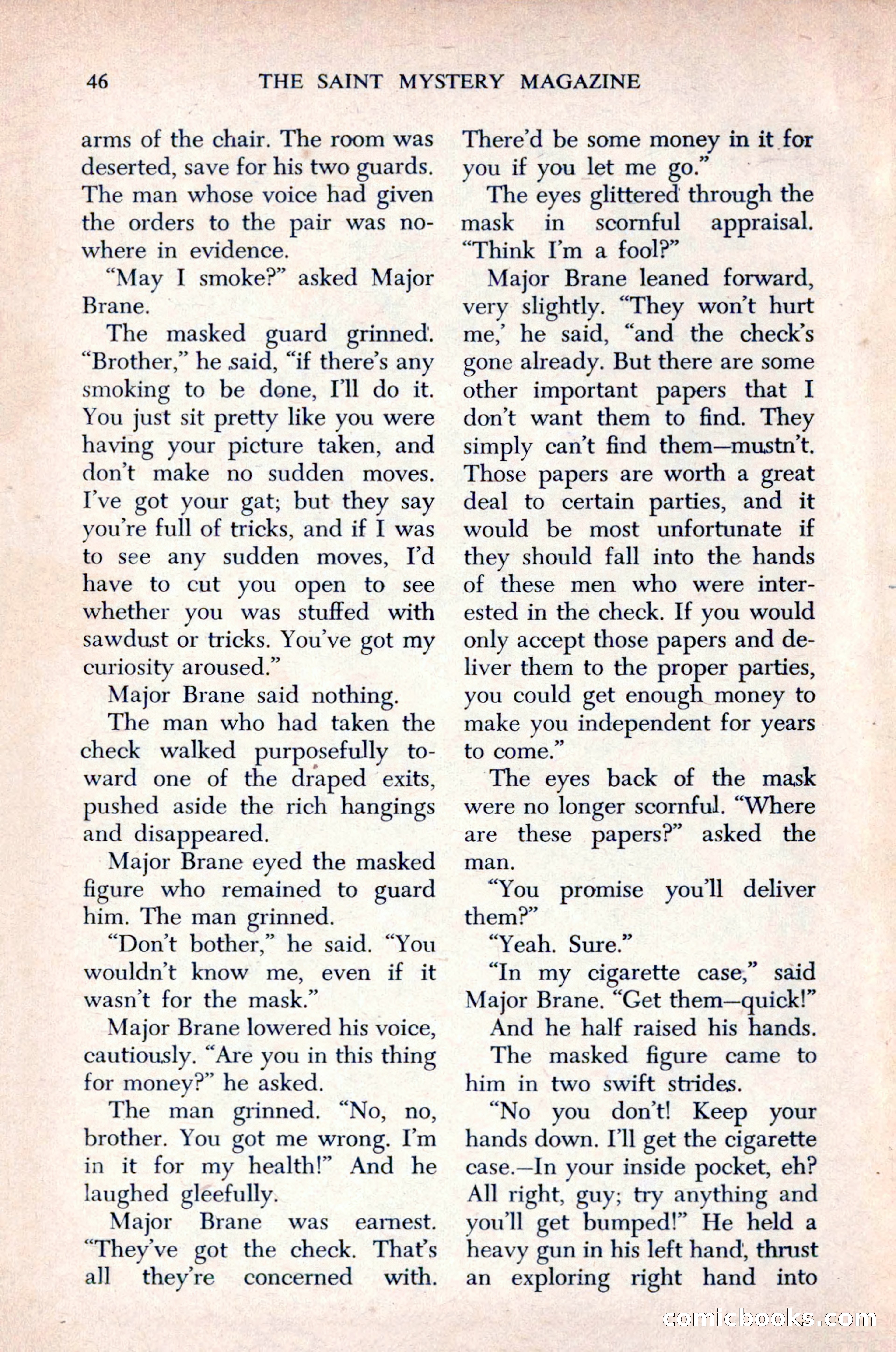 The Saint Mystery Magazine, December 1963 — page 48 of 164