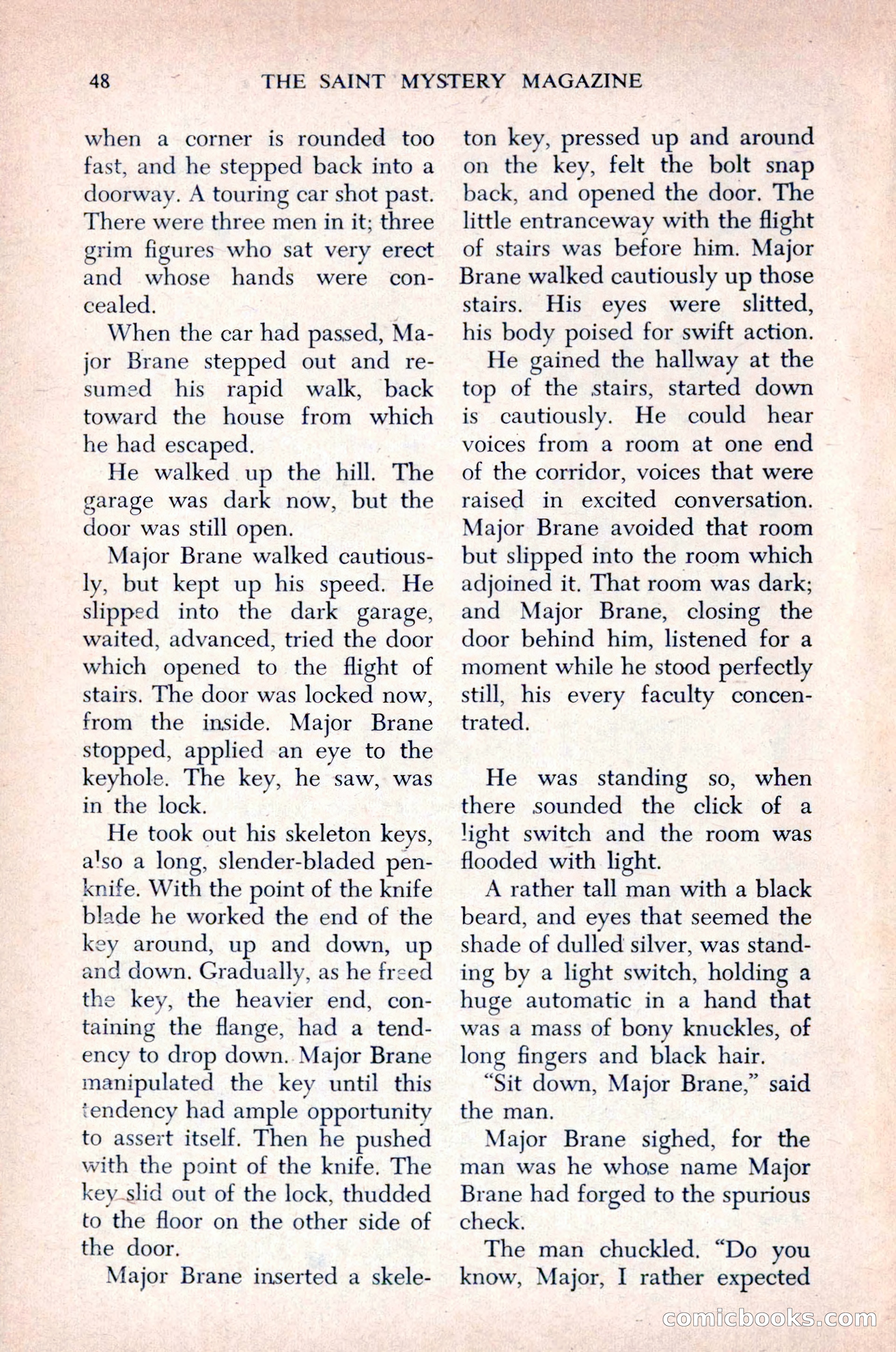 The Saint Mystery Magazine, December 1963 — page 50 of 164