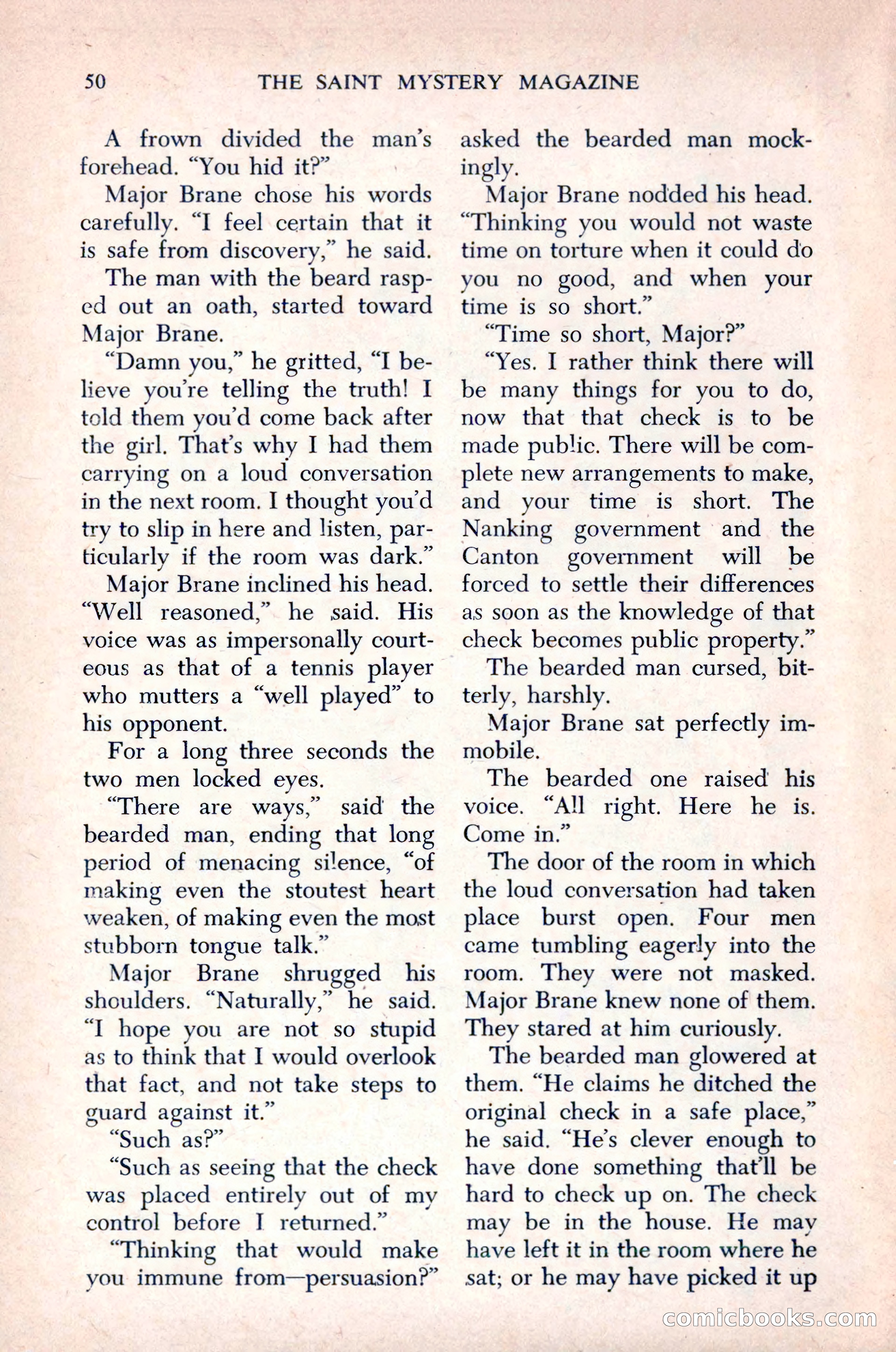 The Saint Mystery Magazine, December 1963 — page 52 of 164