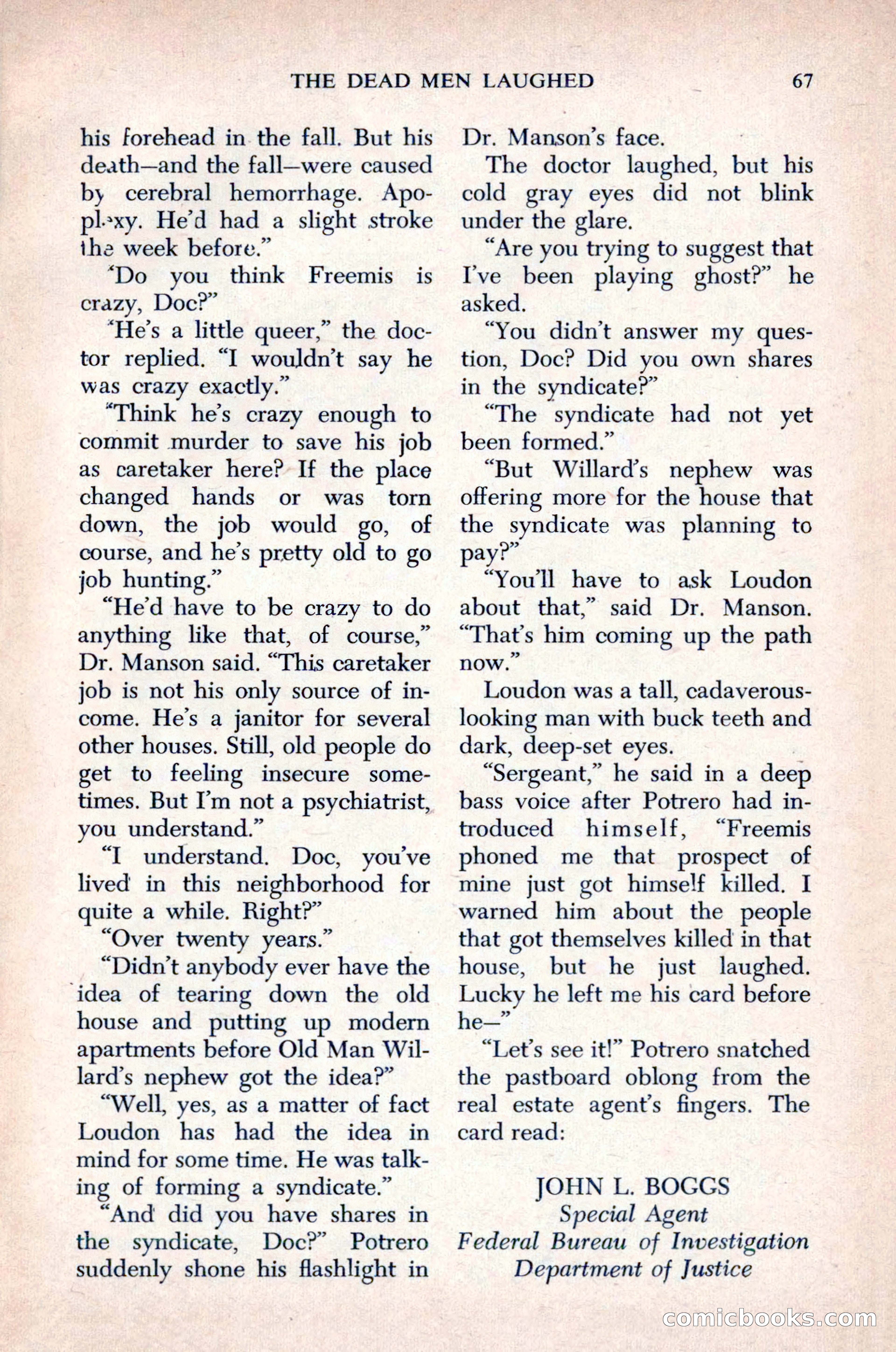 The Saint Mystery Magazine, December 1963 — page 69 of 164