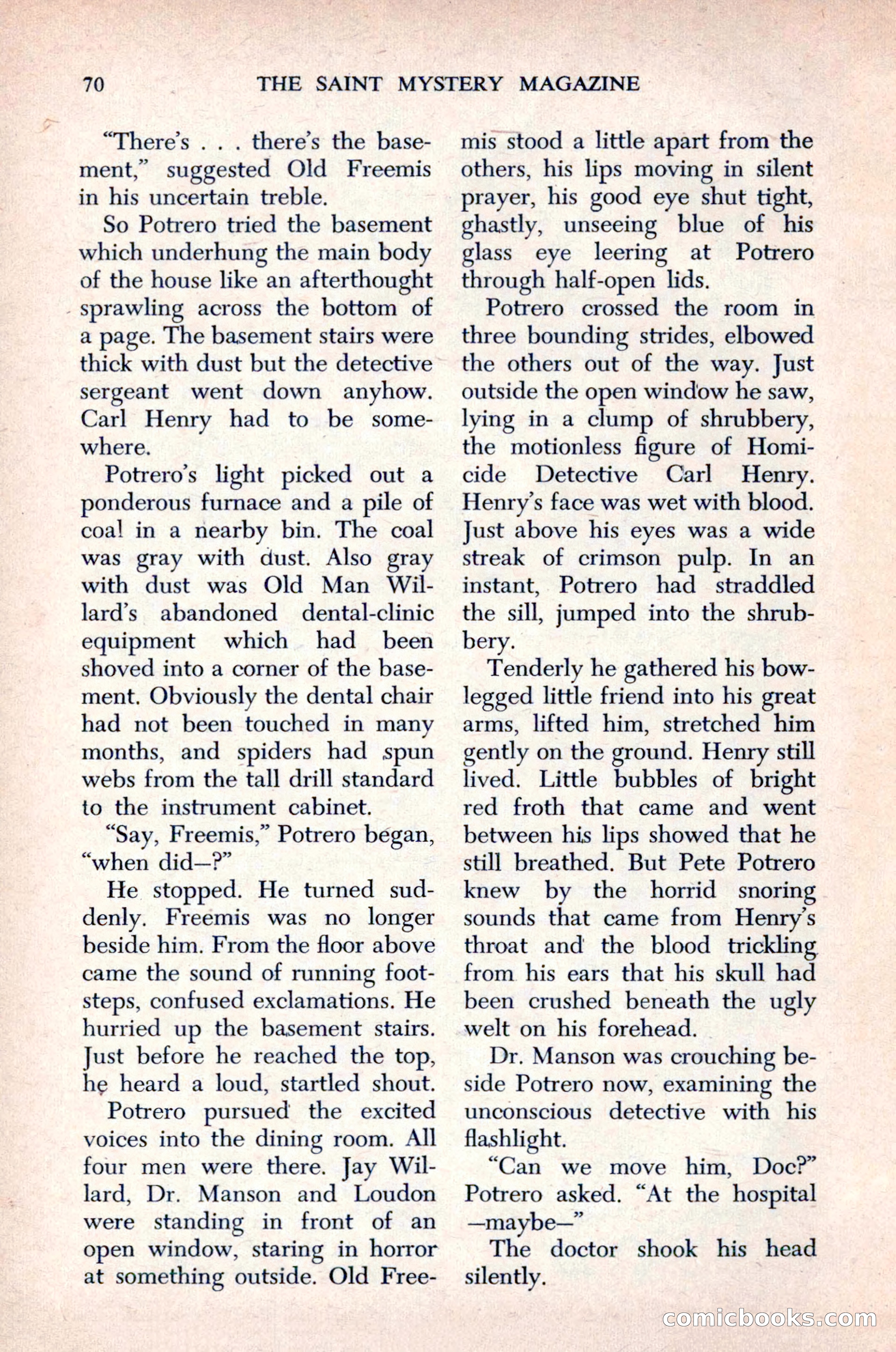 The Saint Mystery Magazine, December 1963 — page 72 of 164