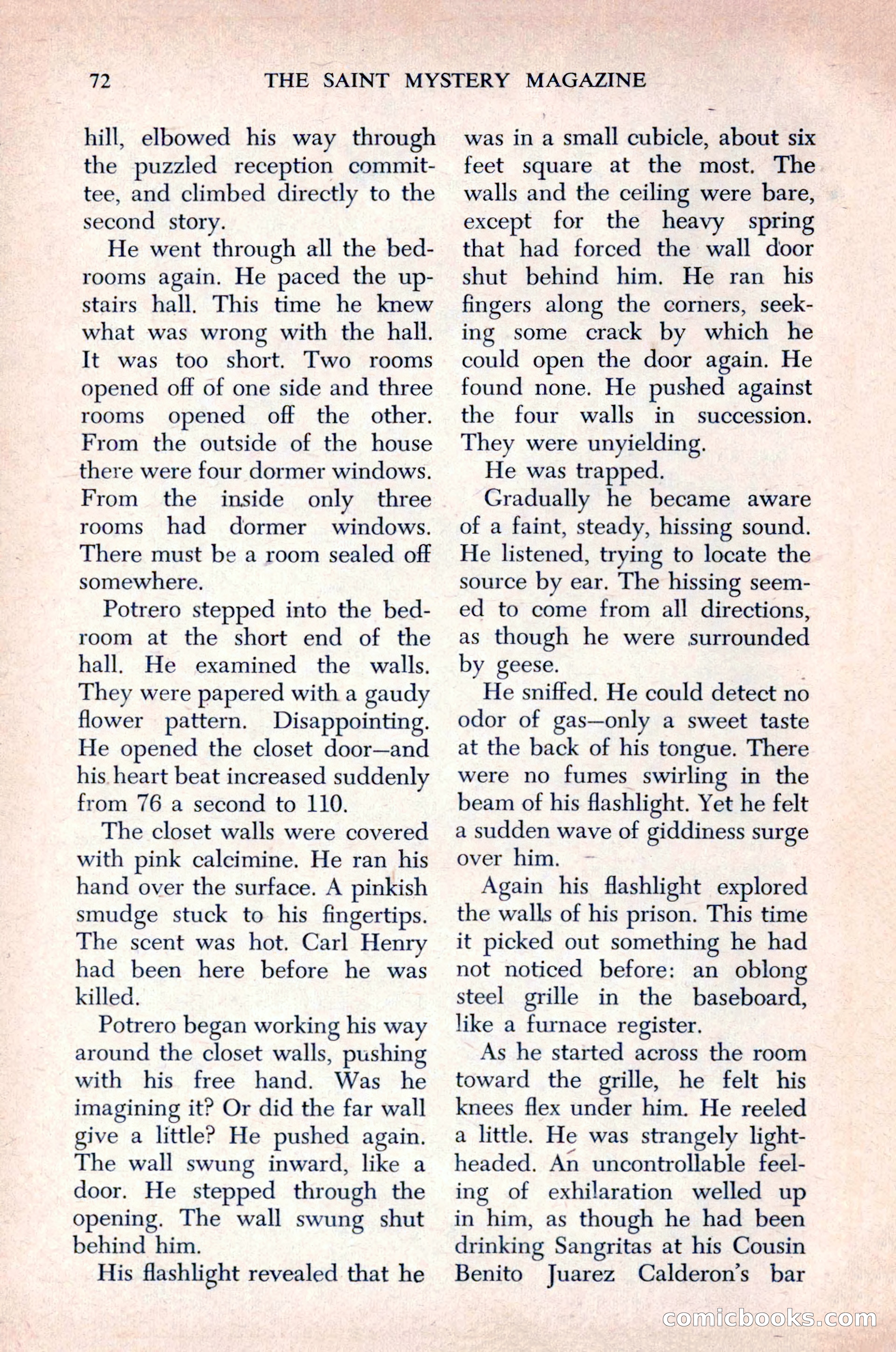 The Saint Mystery Magazine, December 1963 — page 74 of 164