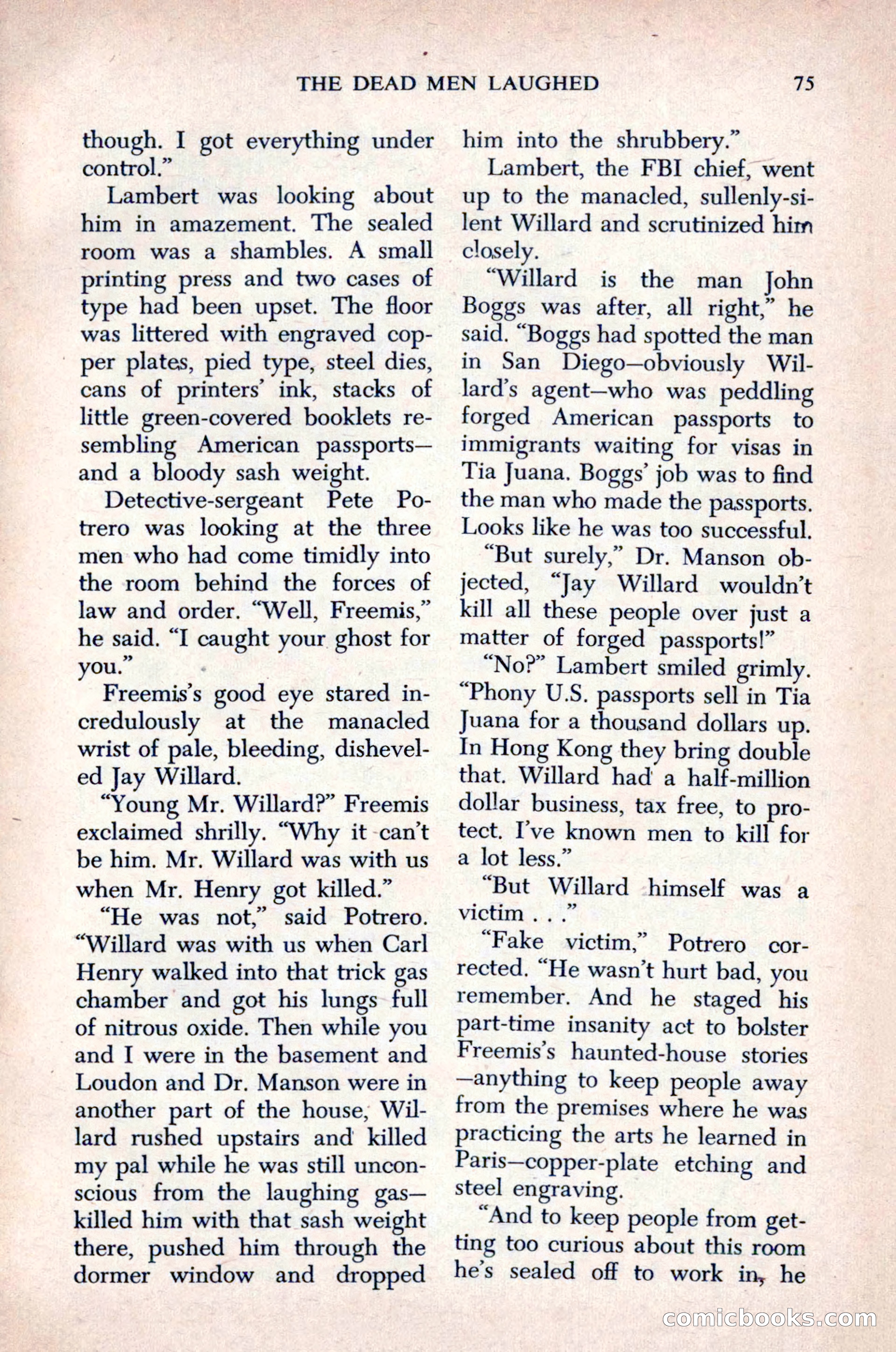 The Saint Mystery Magazine, December 1963 — page 77 of 164