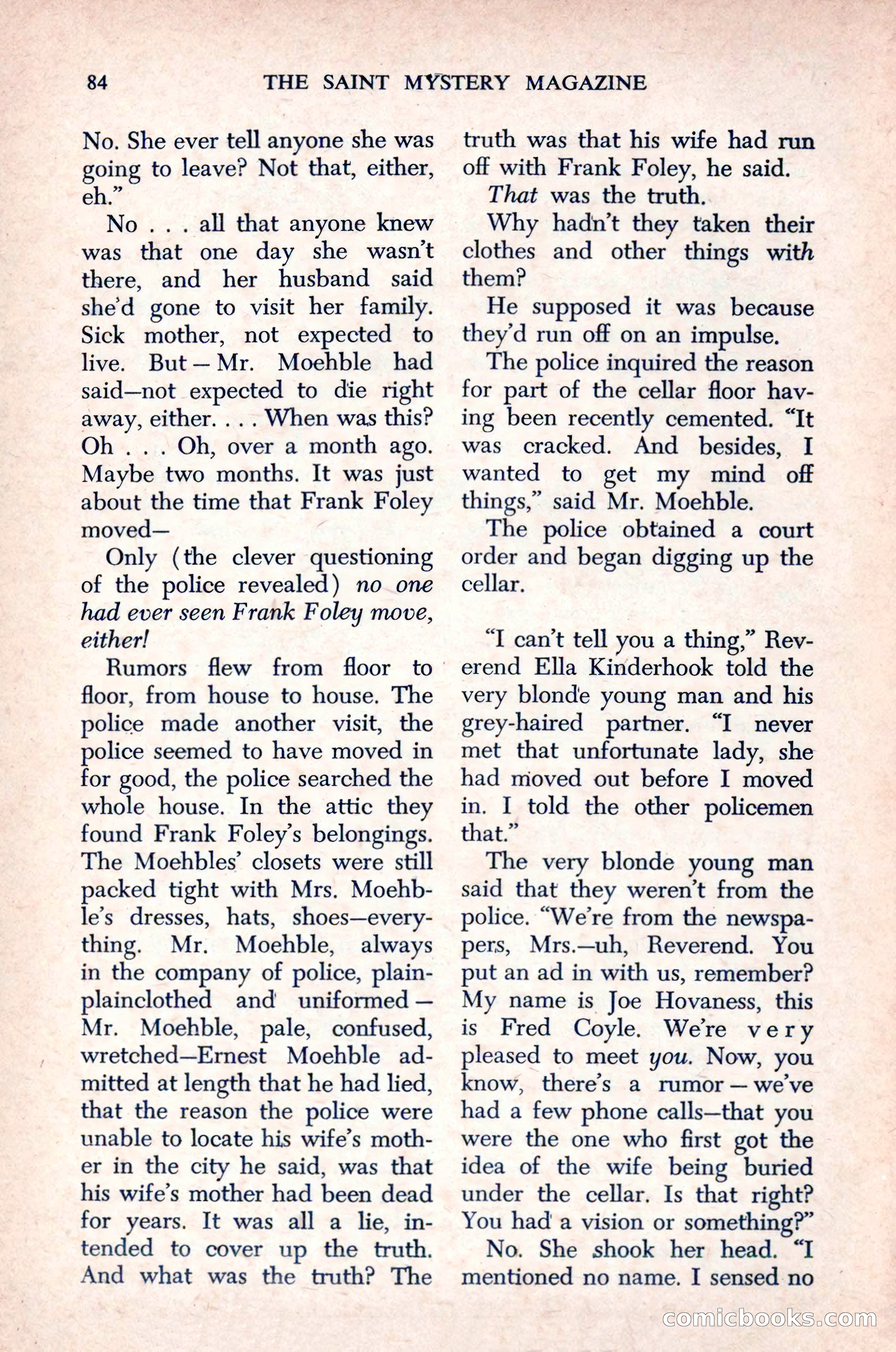 The Saint Mystery Magazine, December 1963 — page 86 of 164