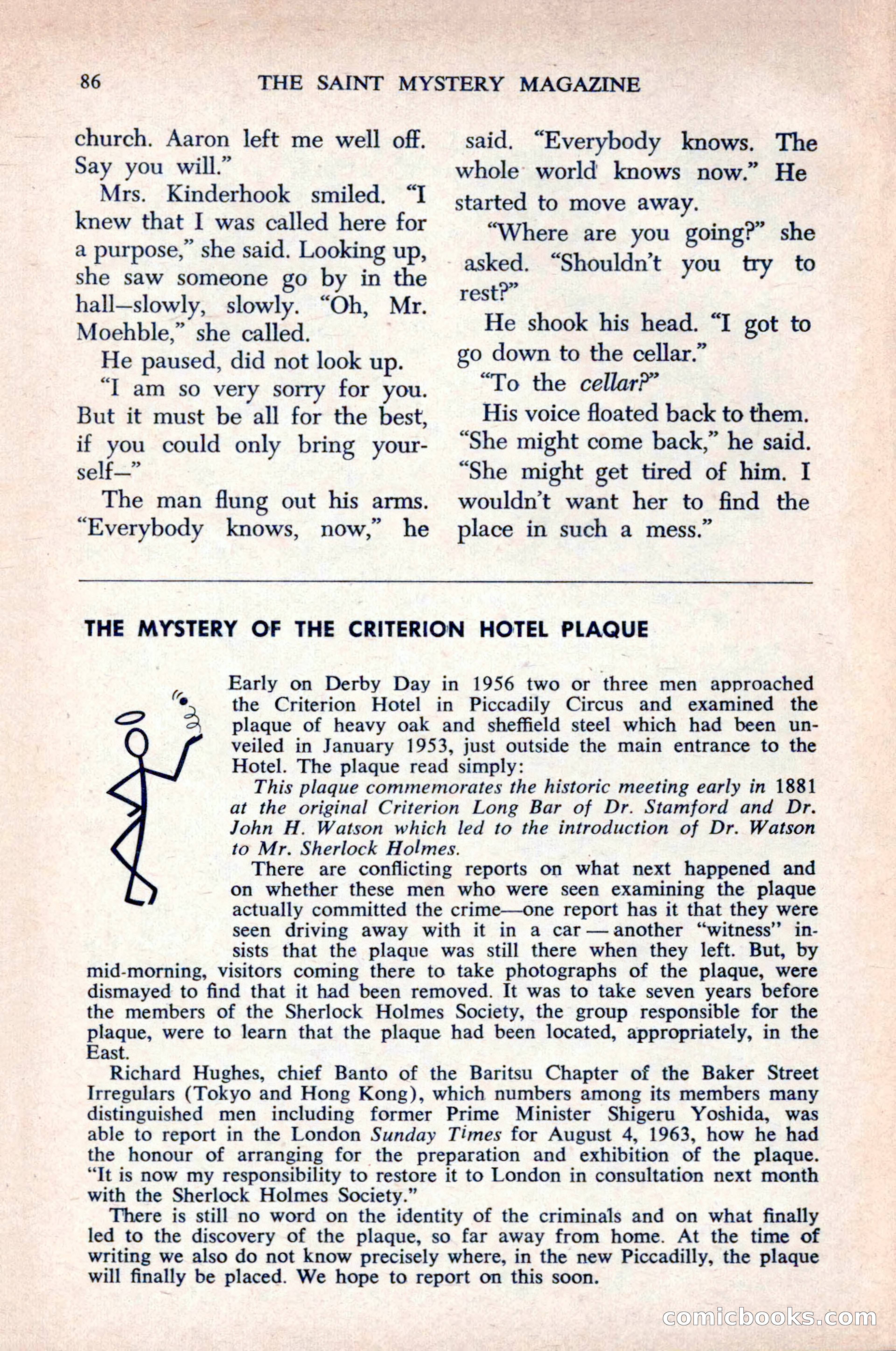 The Saint Mystery Magazine, December 1963 — page 88 of 164