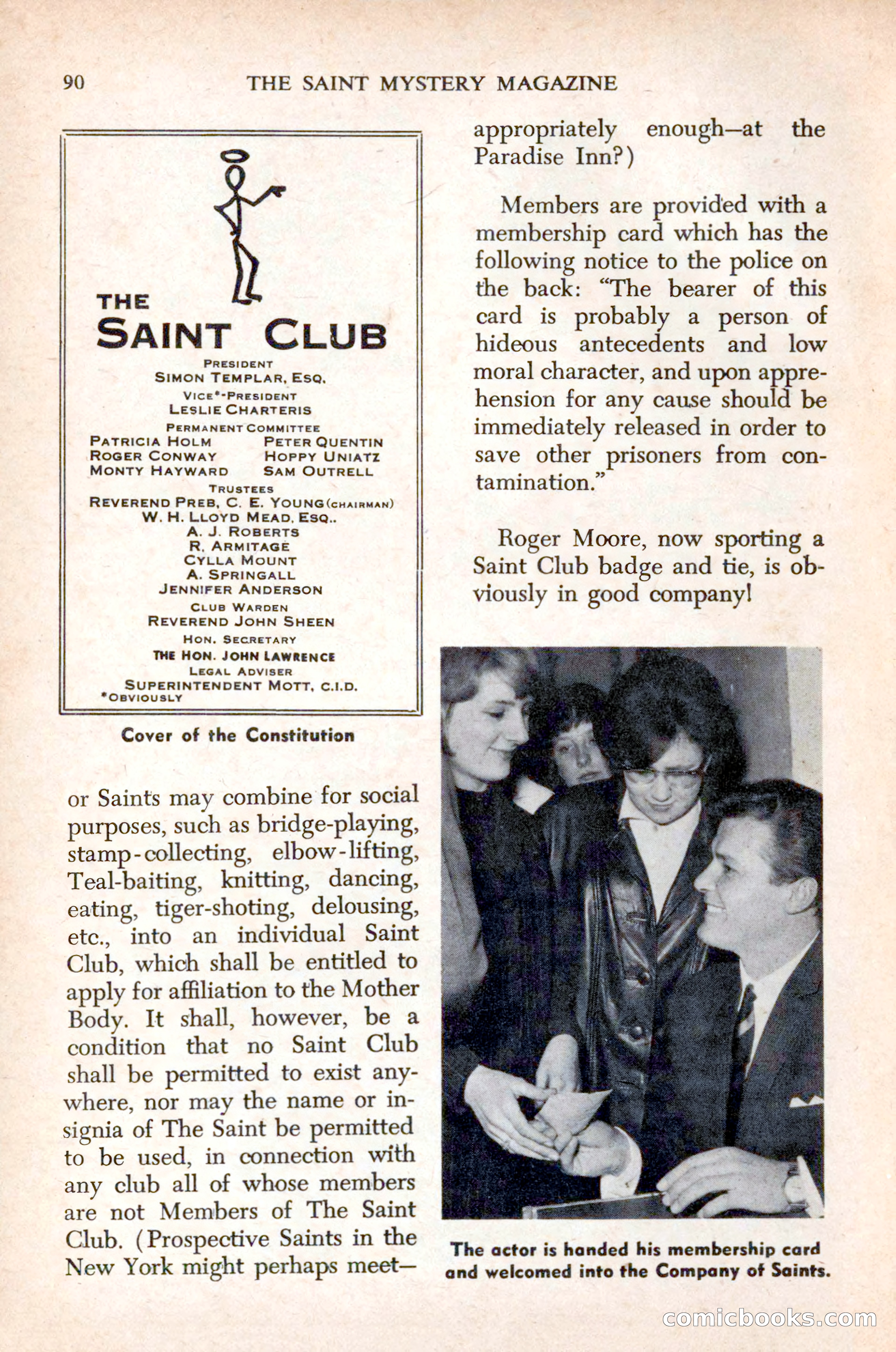 The Saint Mystery Magazine, December 1963 — page 92 of 164