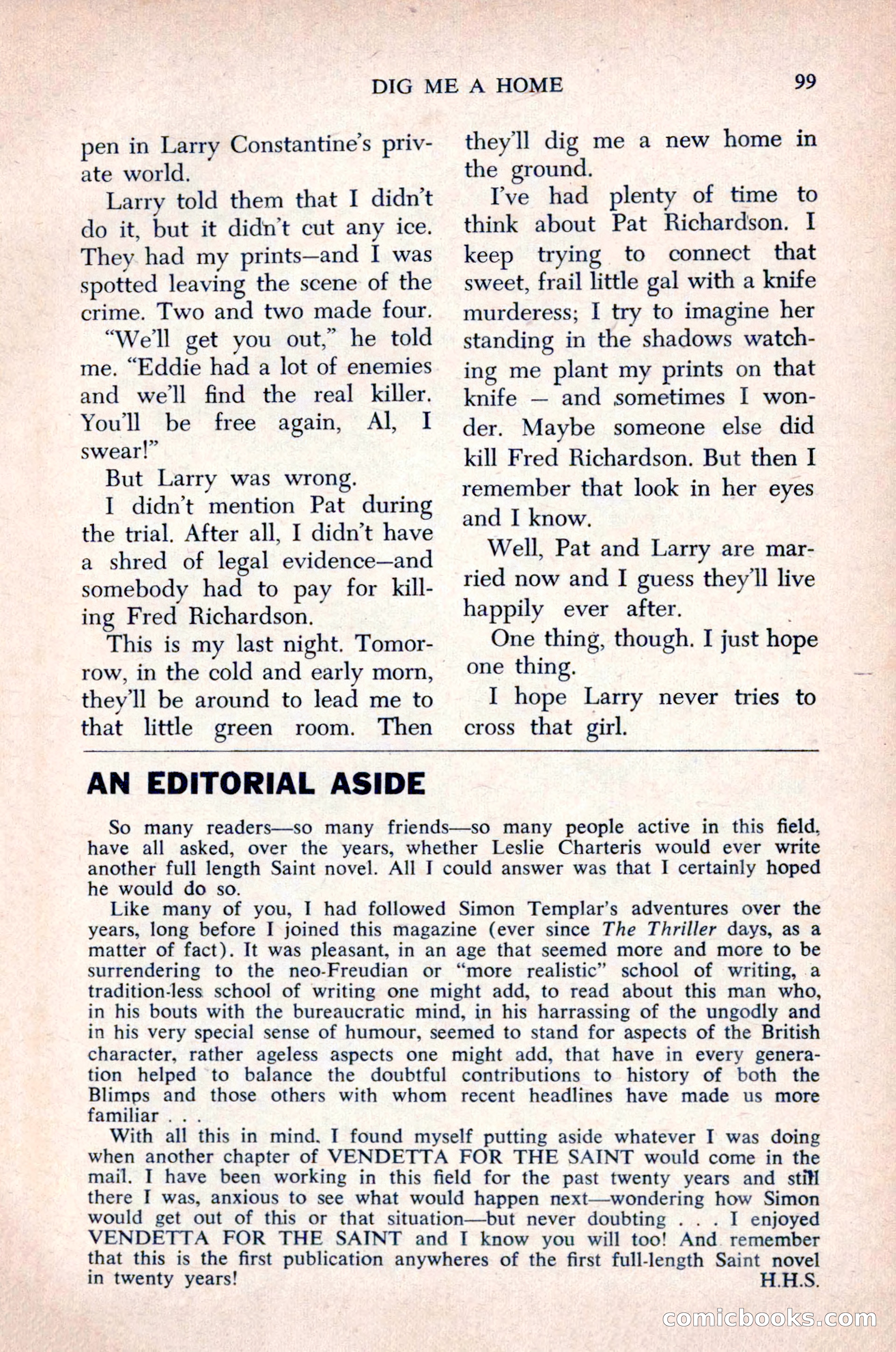 The Saint Mystery Magazine, December 1963 — page 101 of 164