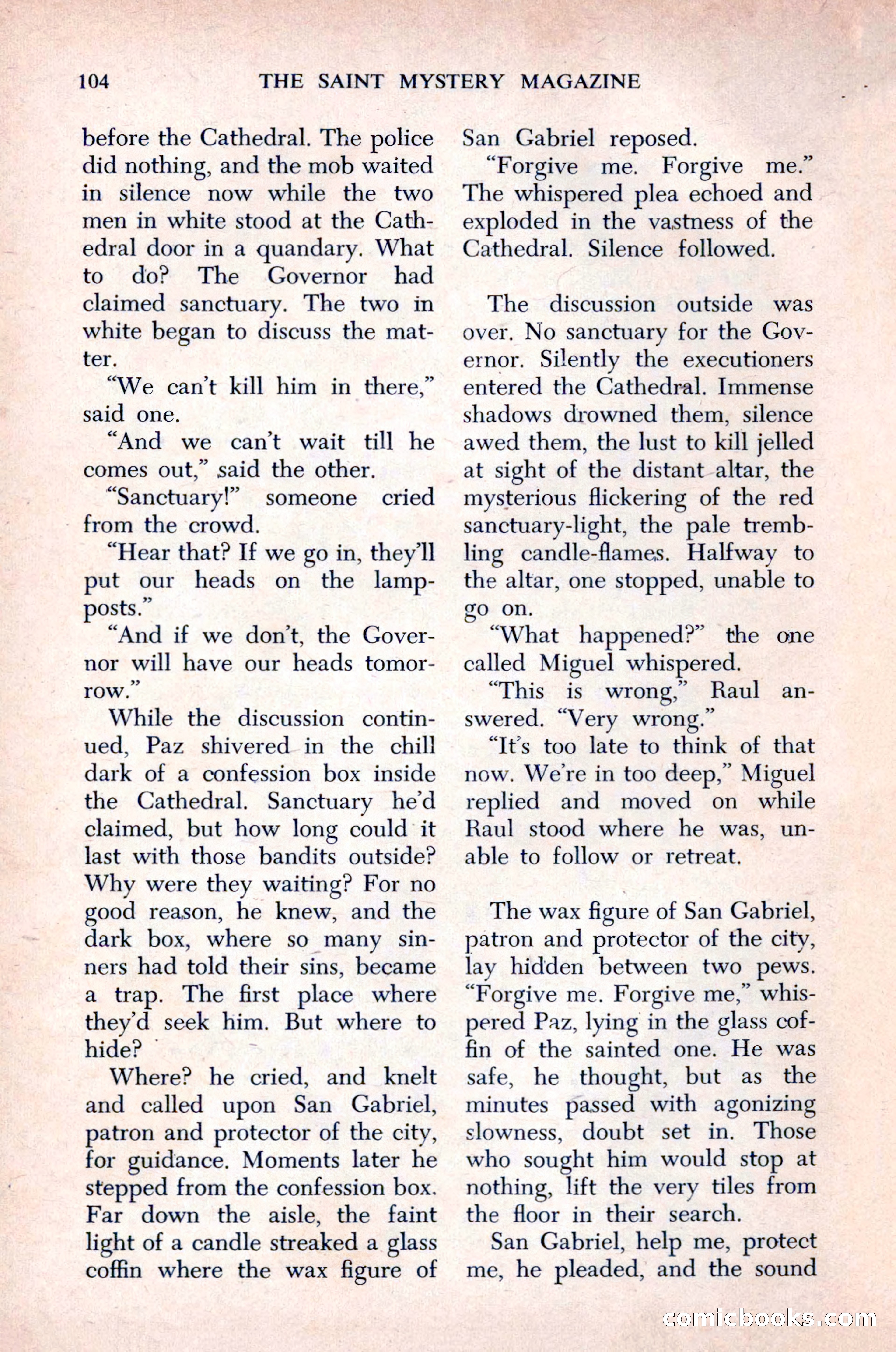 The Saint Mystery Magazine, December 1963 — page 106 of 164