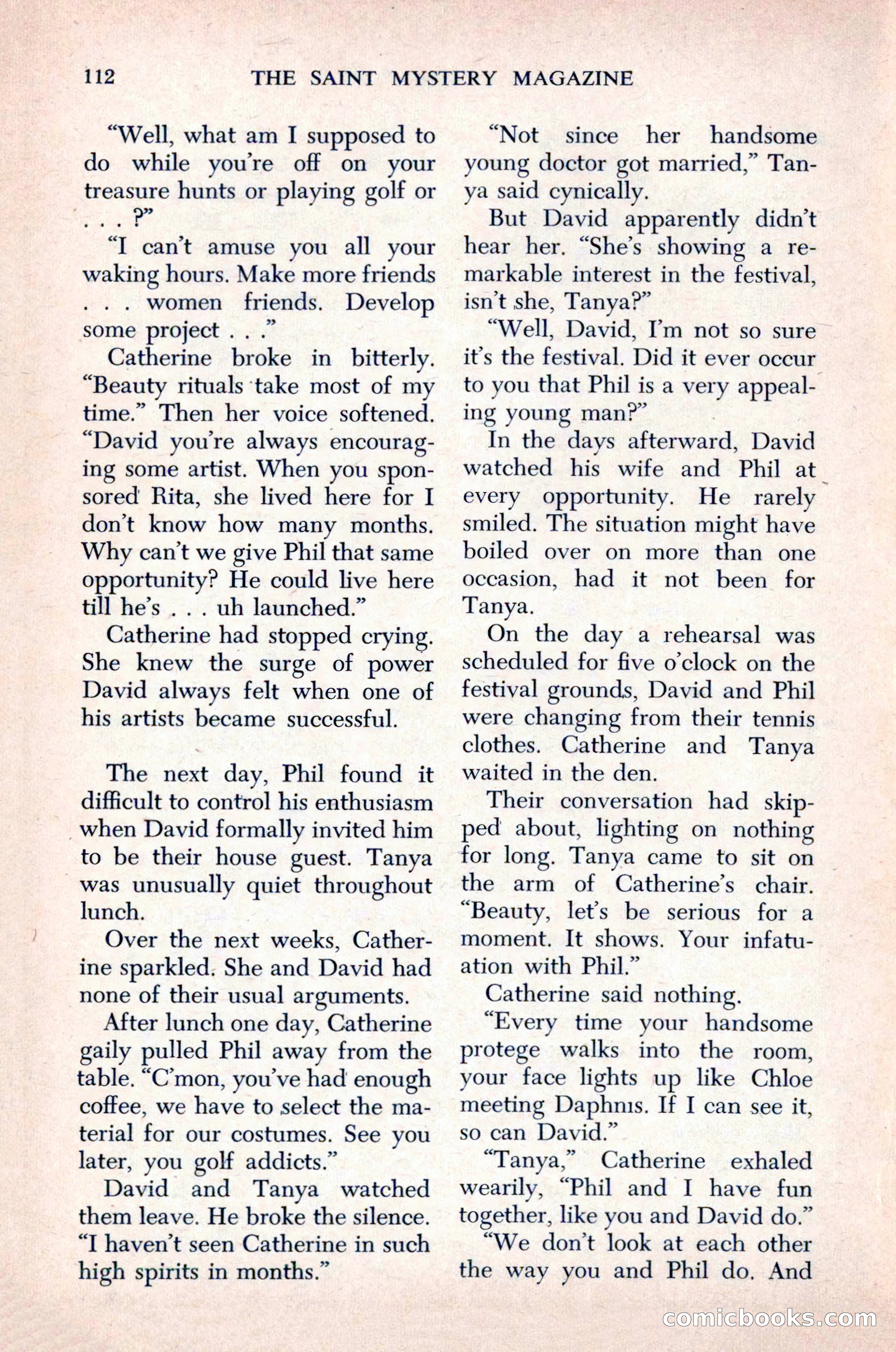 The Saint Mystery Magazine, December 1963 — page 114 of 164