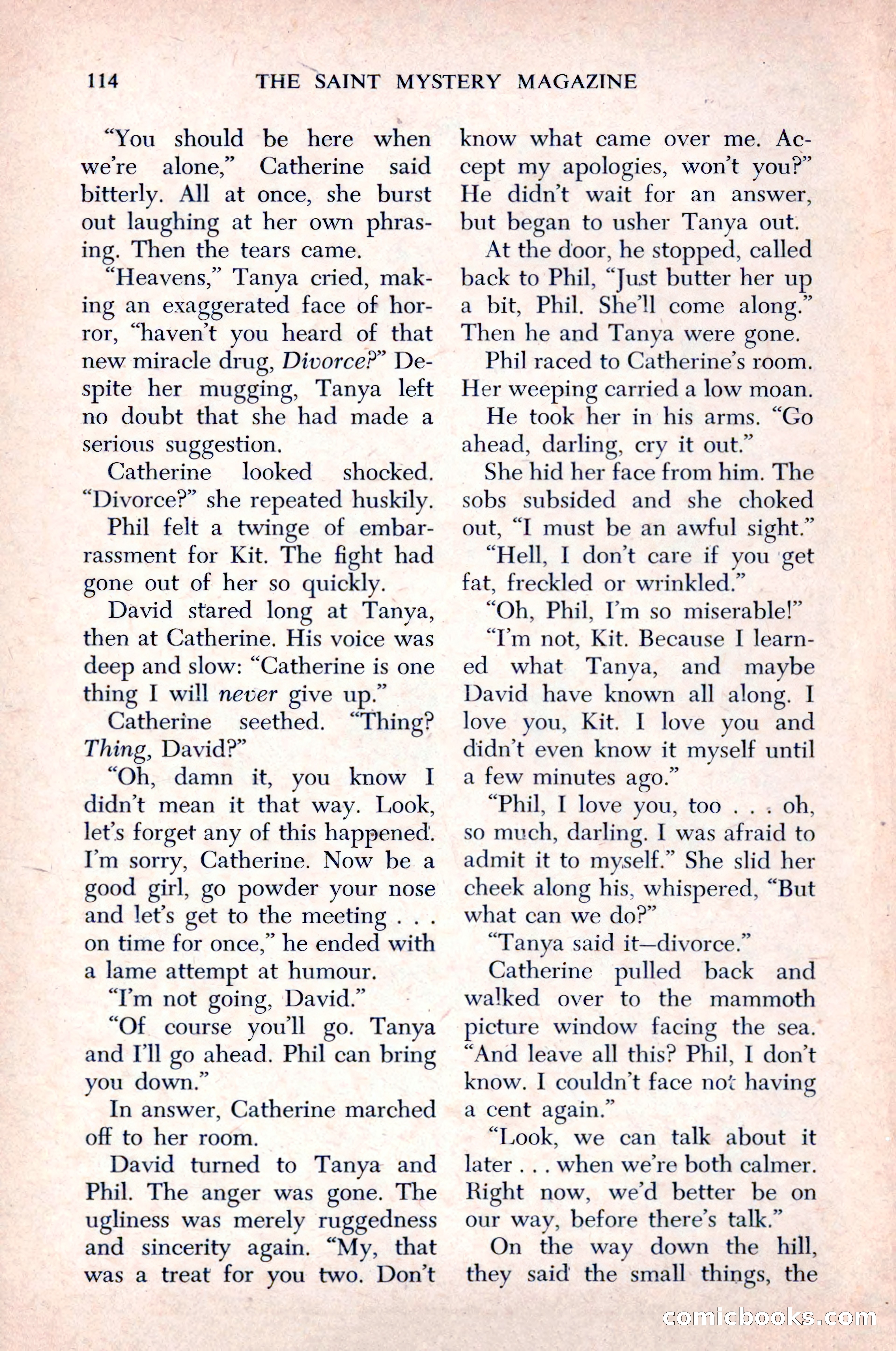 The Saint Mystery Magazine, December 1963 — page 116 of 164