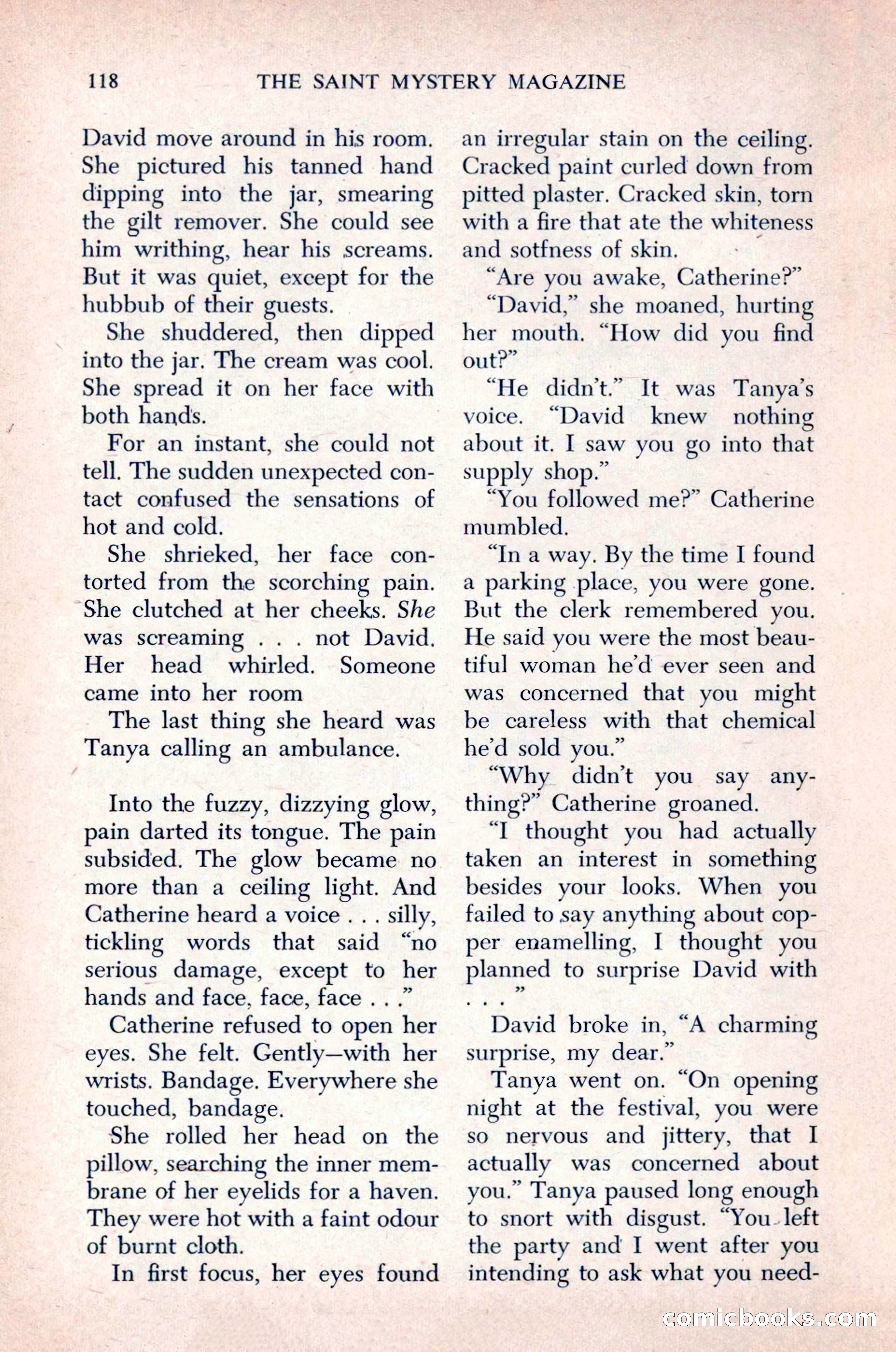 The Saint Mystery Magazine, December 1963 — page 120 of 164