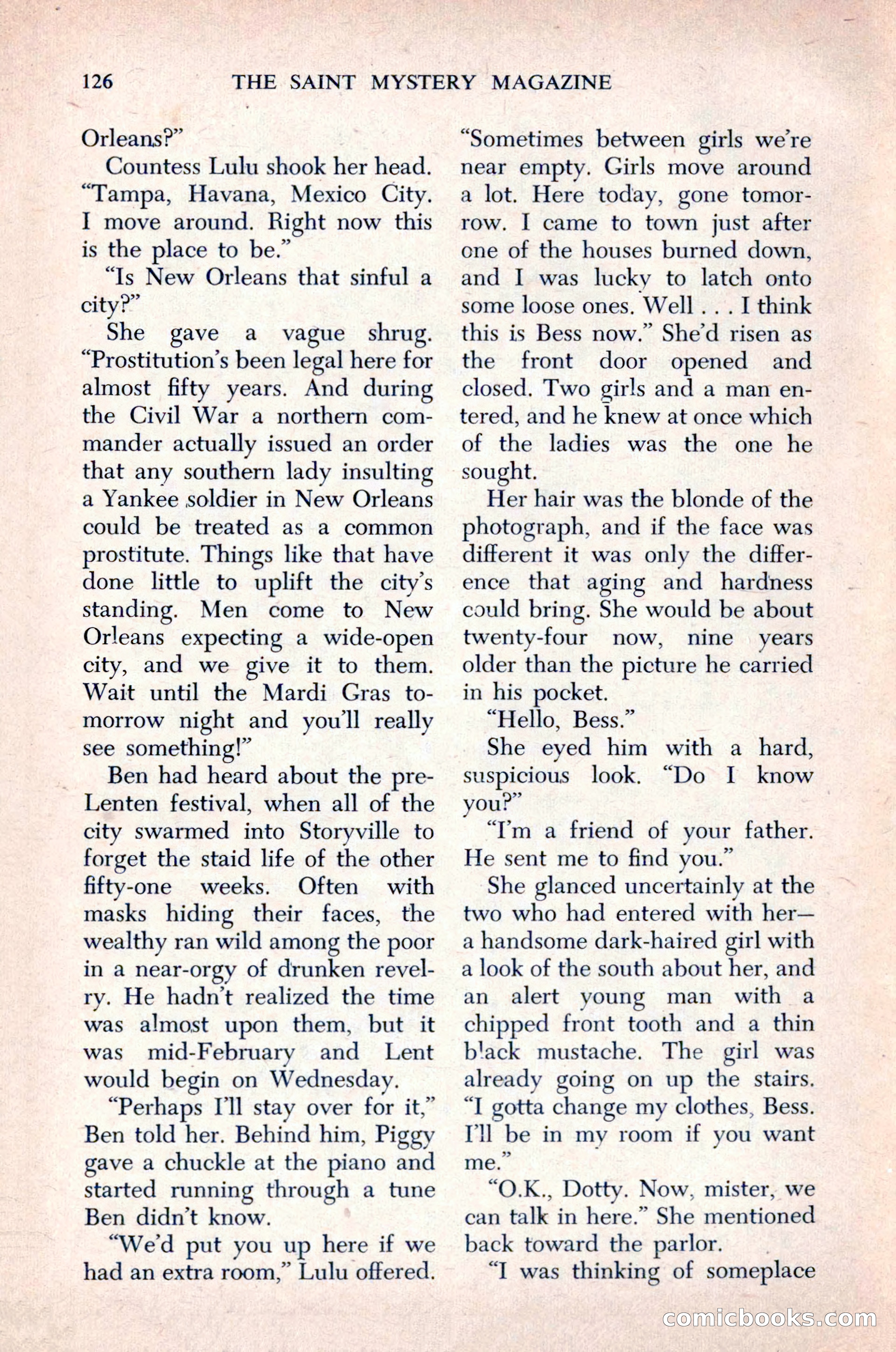 The Saint Mystery Magazine, December 1963 — page 128 of 164