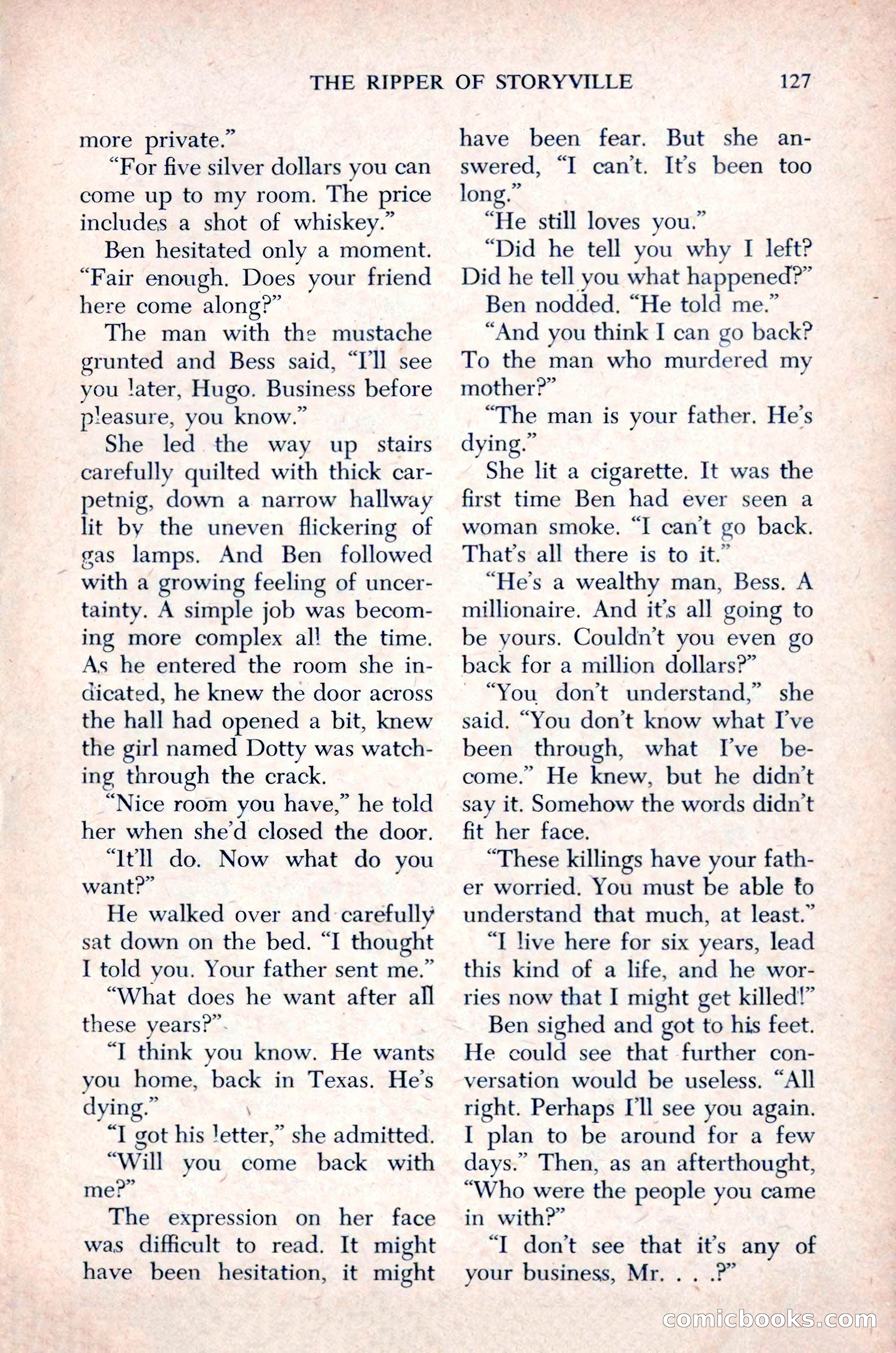 The Saint Mystery Magazine, December 1963 — page 129 of 164