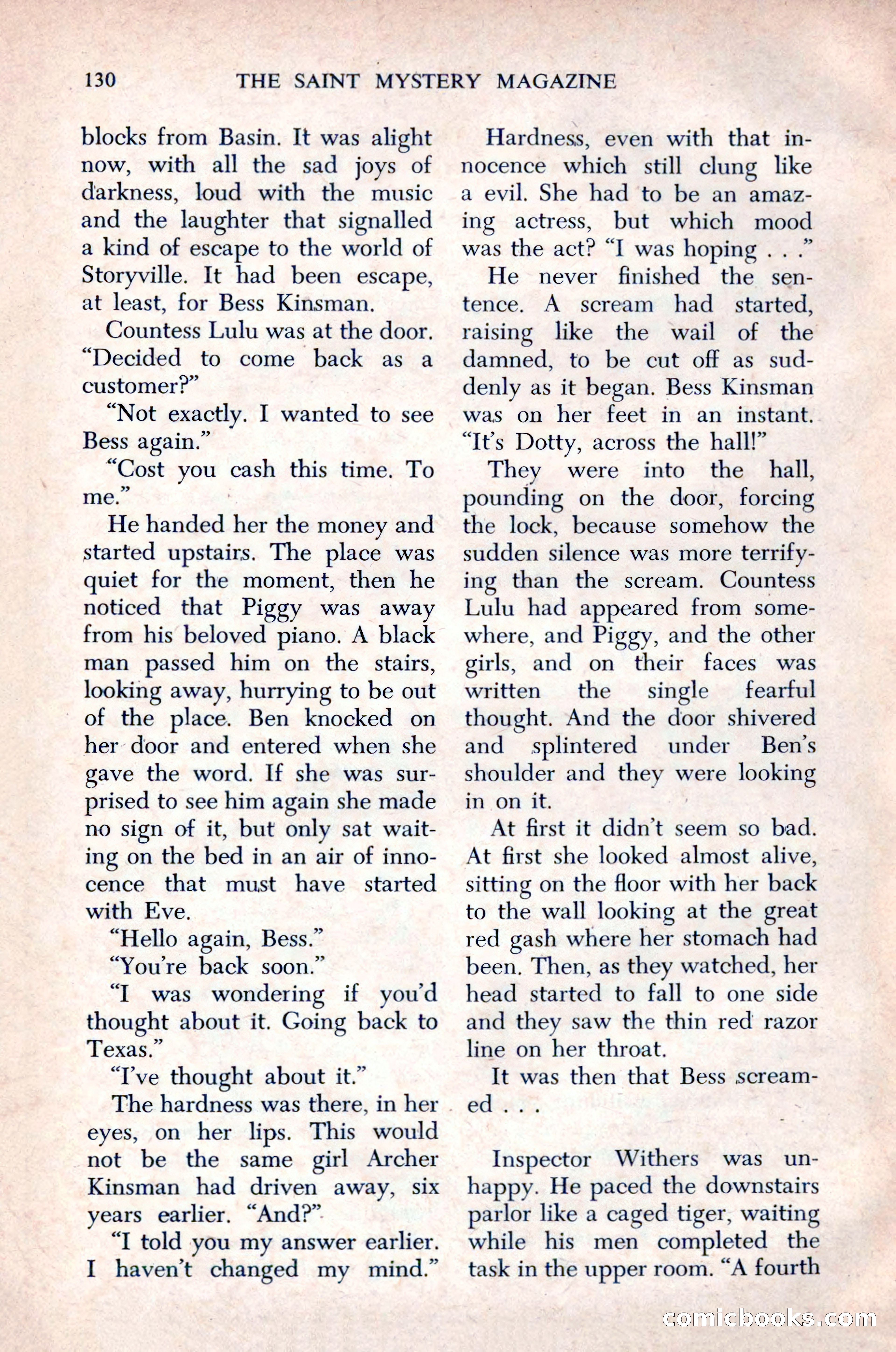The Saint Mystery Magazine, December 1963 — page 132 of 164