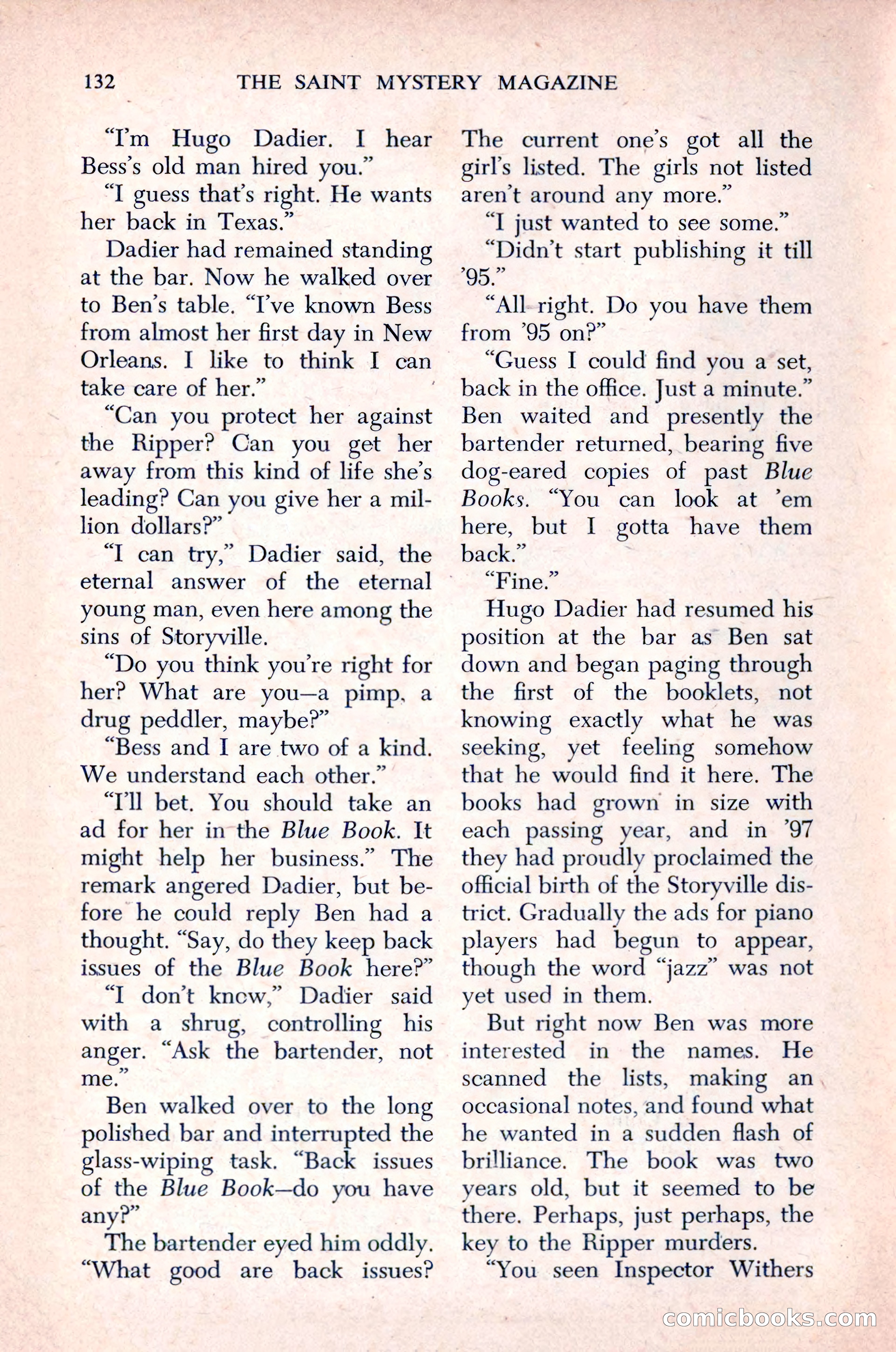 The Saint Mystery Magazine, December 1963 — page 134 of 164
