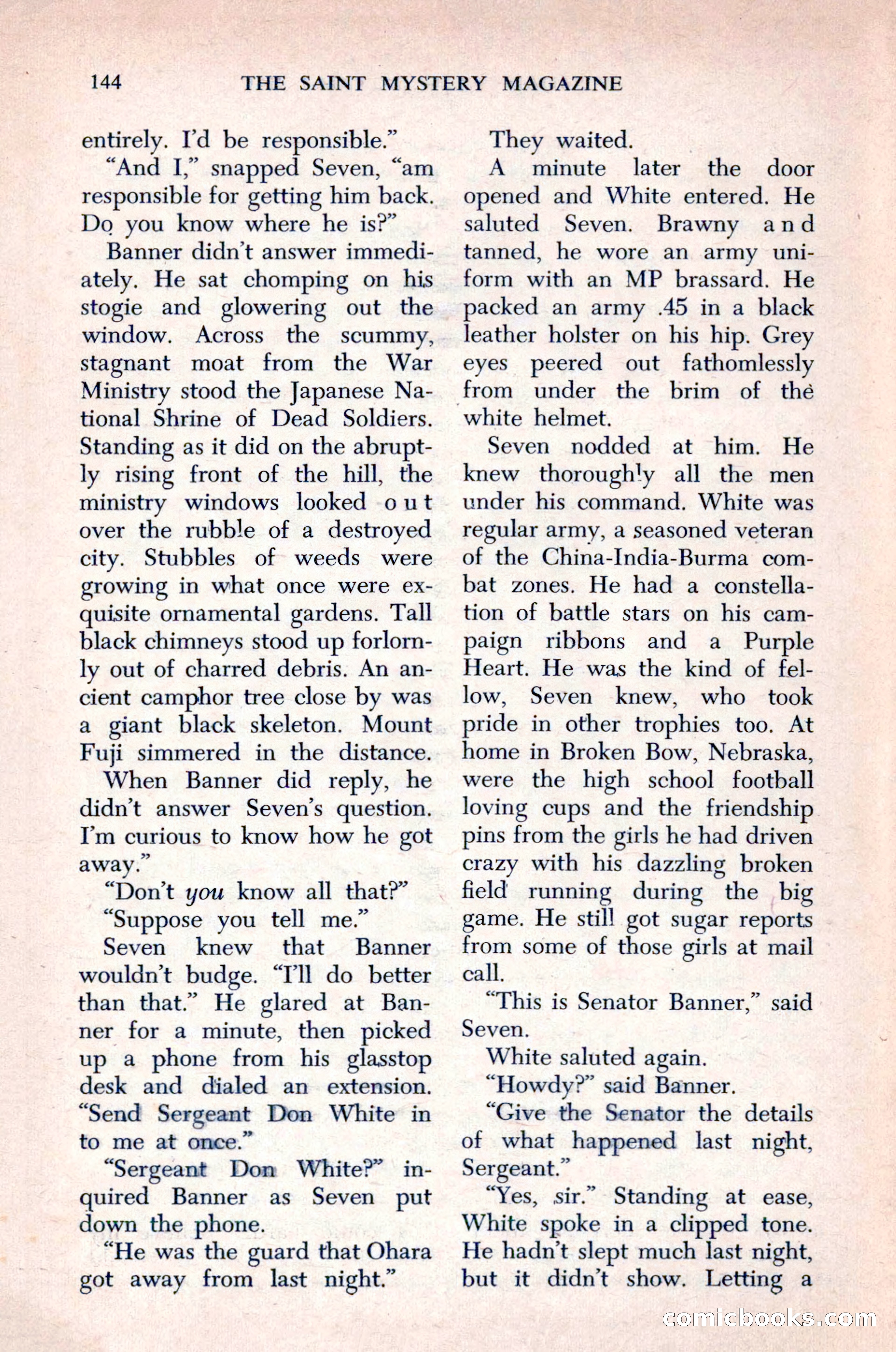The Saint Mystery Magazine, December 1963 — page 146 of 164