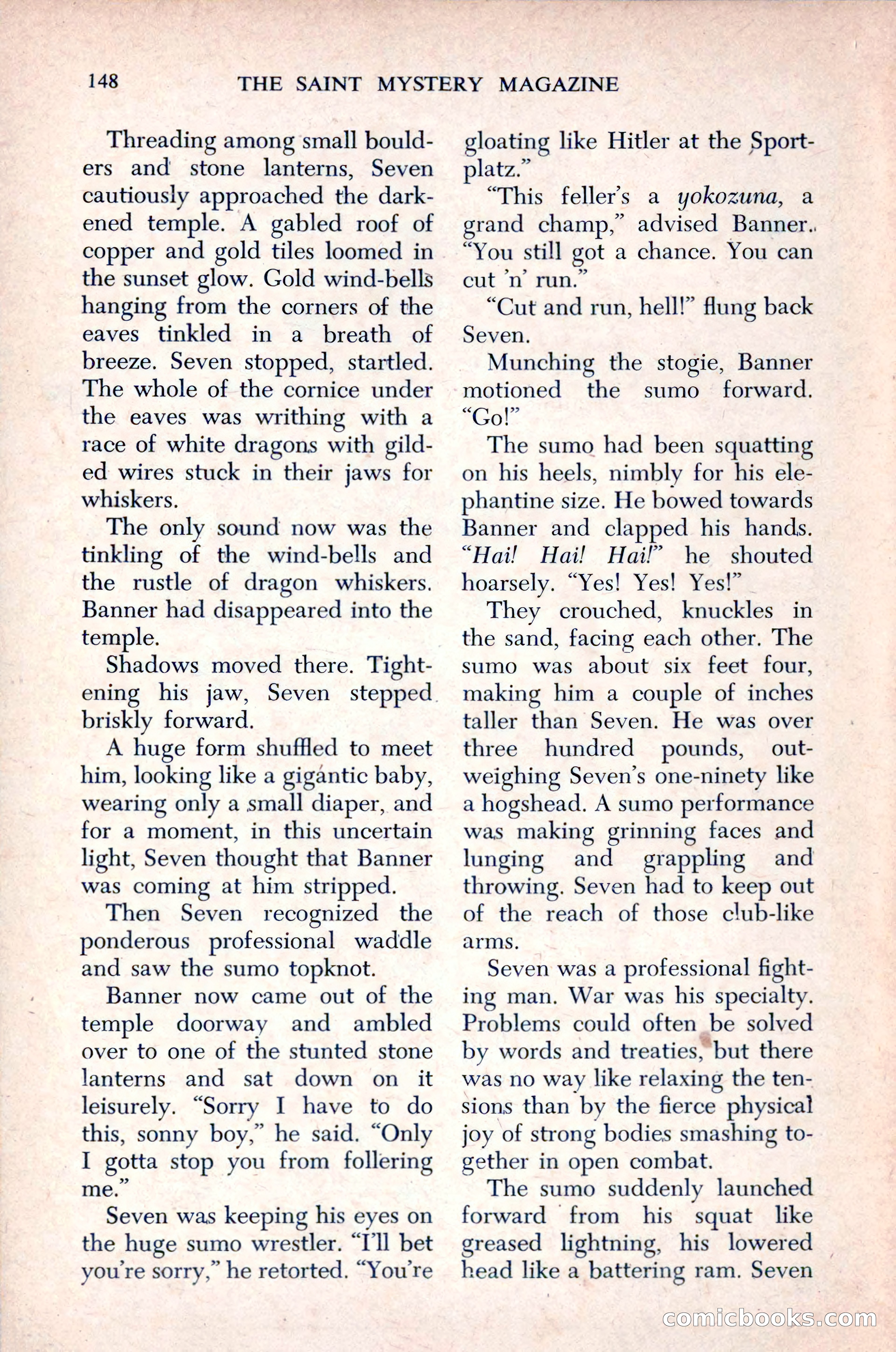 The Saint Mystery Magazine, December 1963 — page 150 of 164