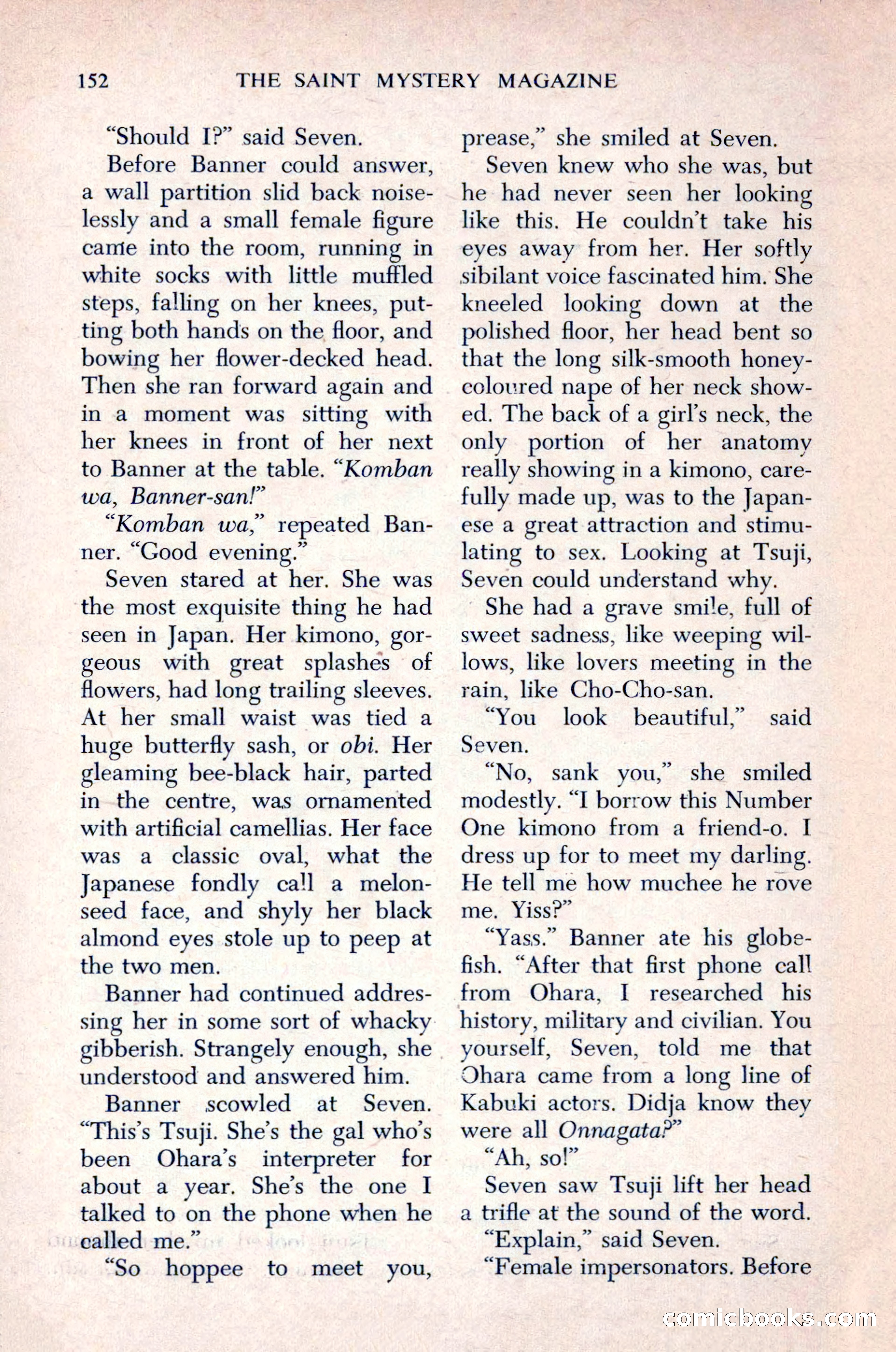 The Saint Mystery Magazine, December 1963 — page 154 of 164