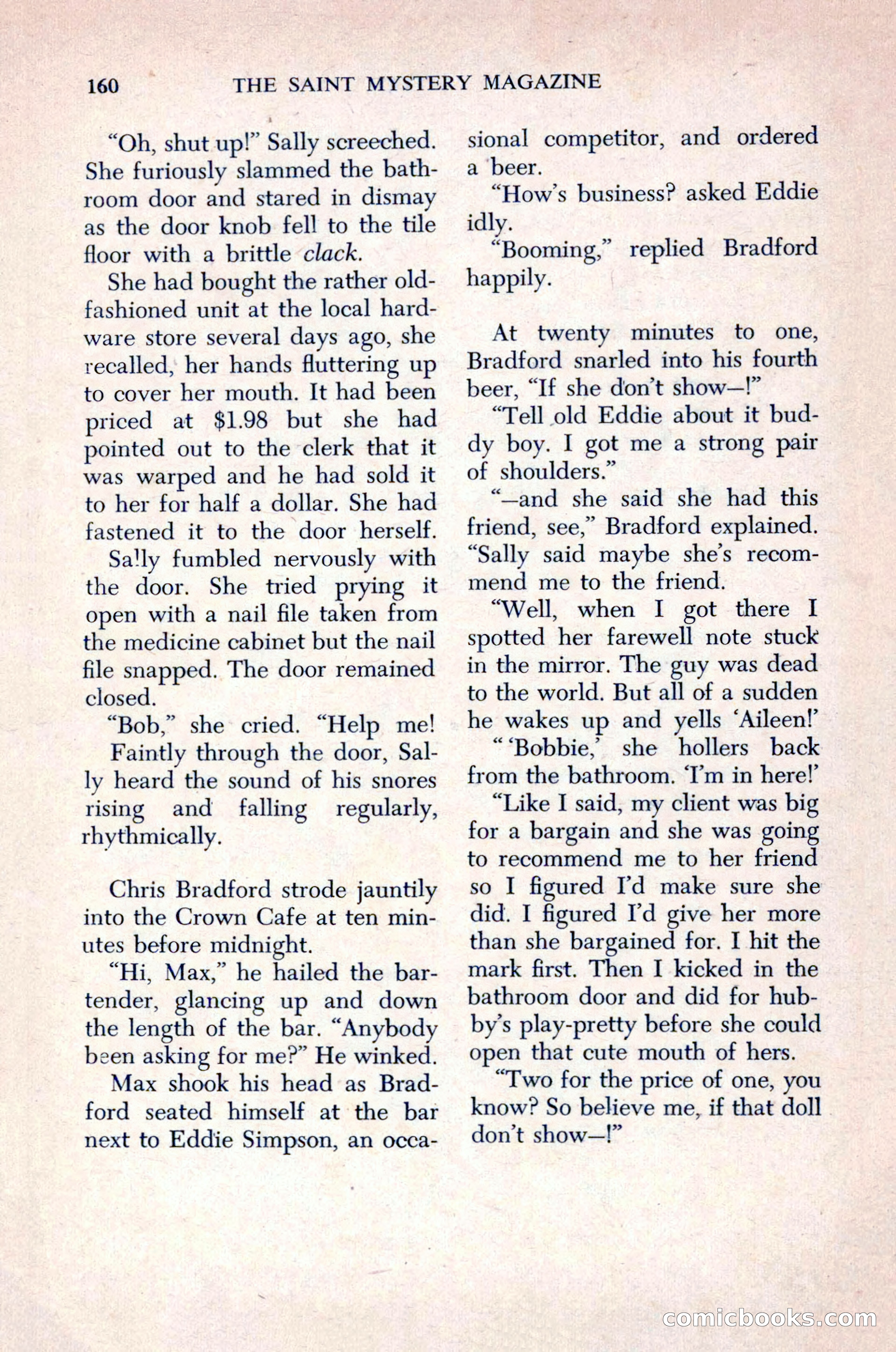 The Saint Mystery Magazine, December 1963 — page 162 of 164
