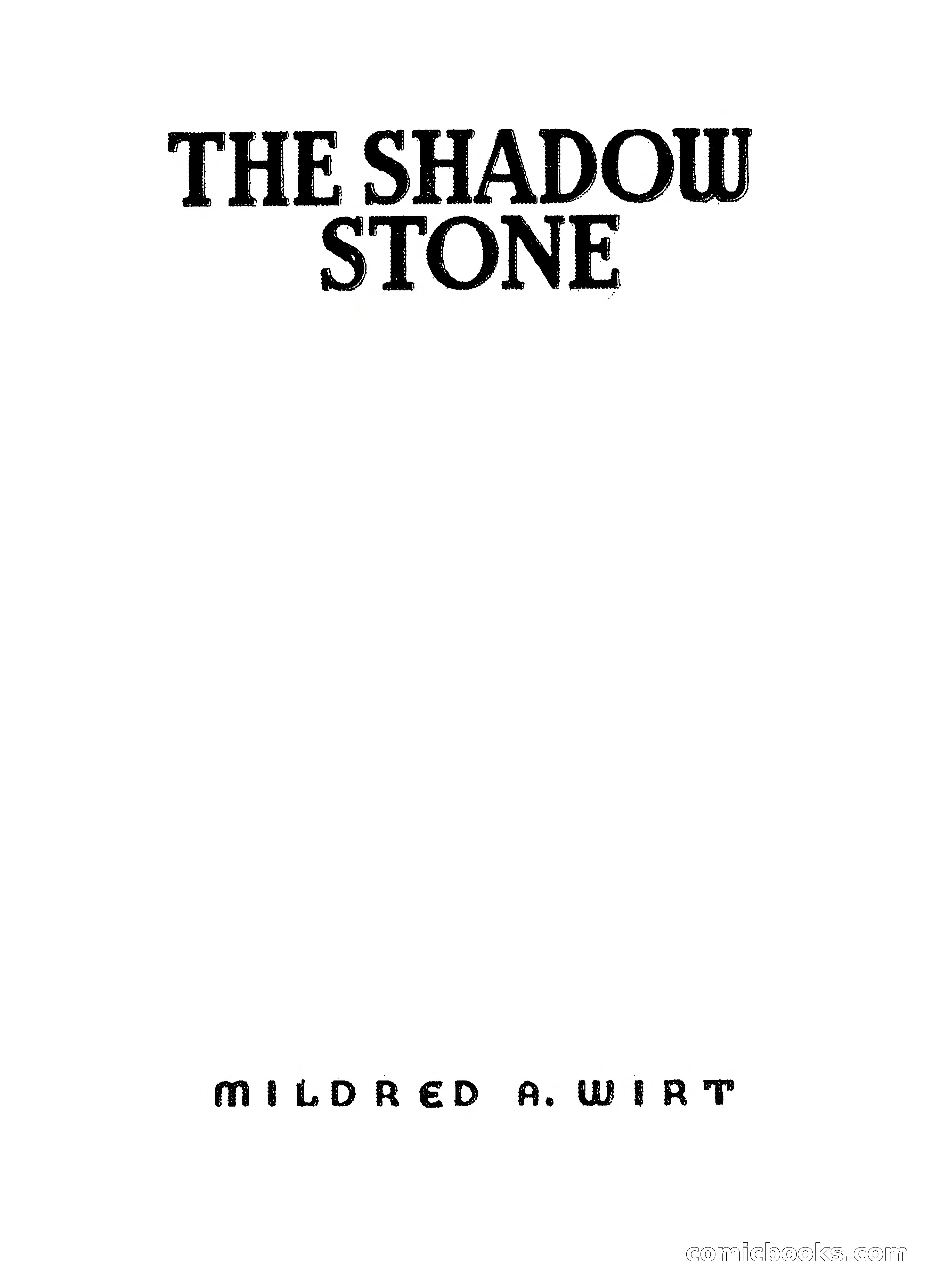 The Shadow Stone