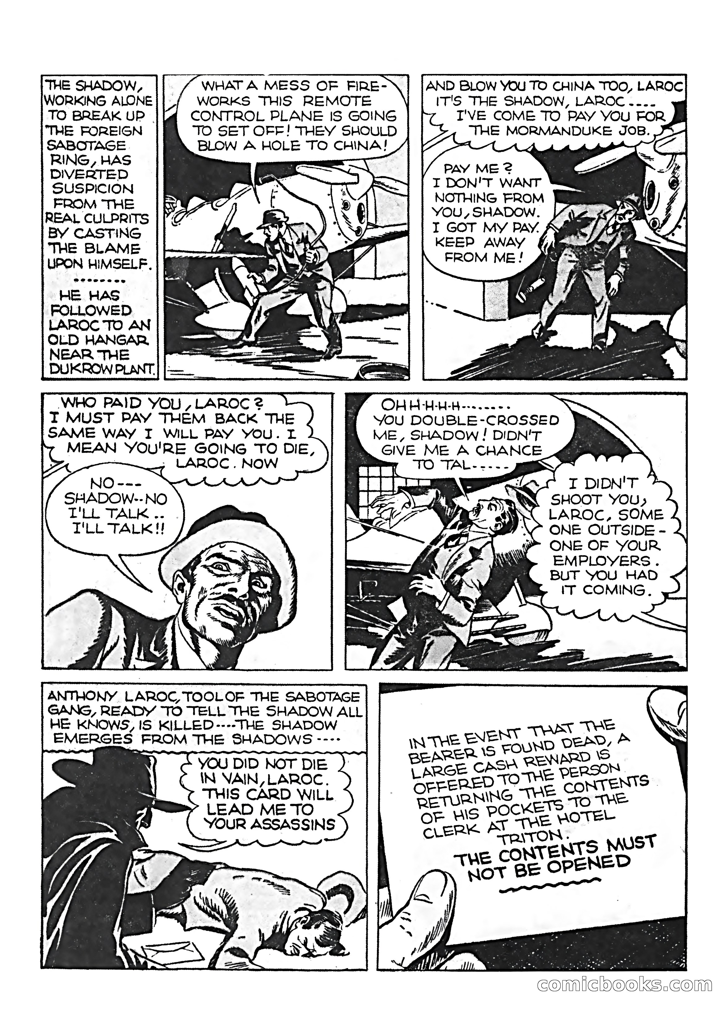 The Shadow, Vol. 1, No. 1 — page 6 of 68