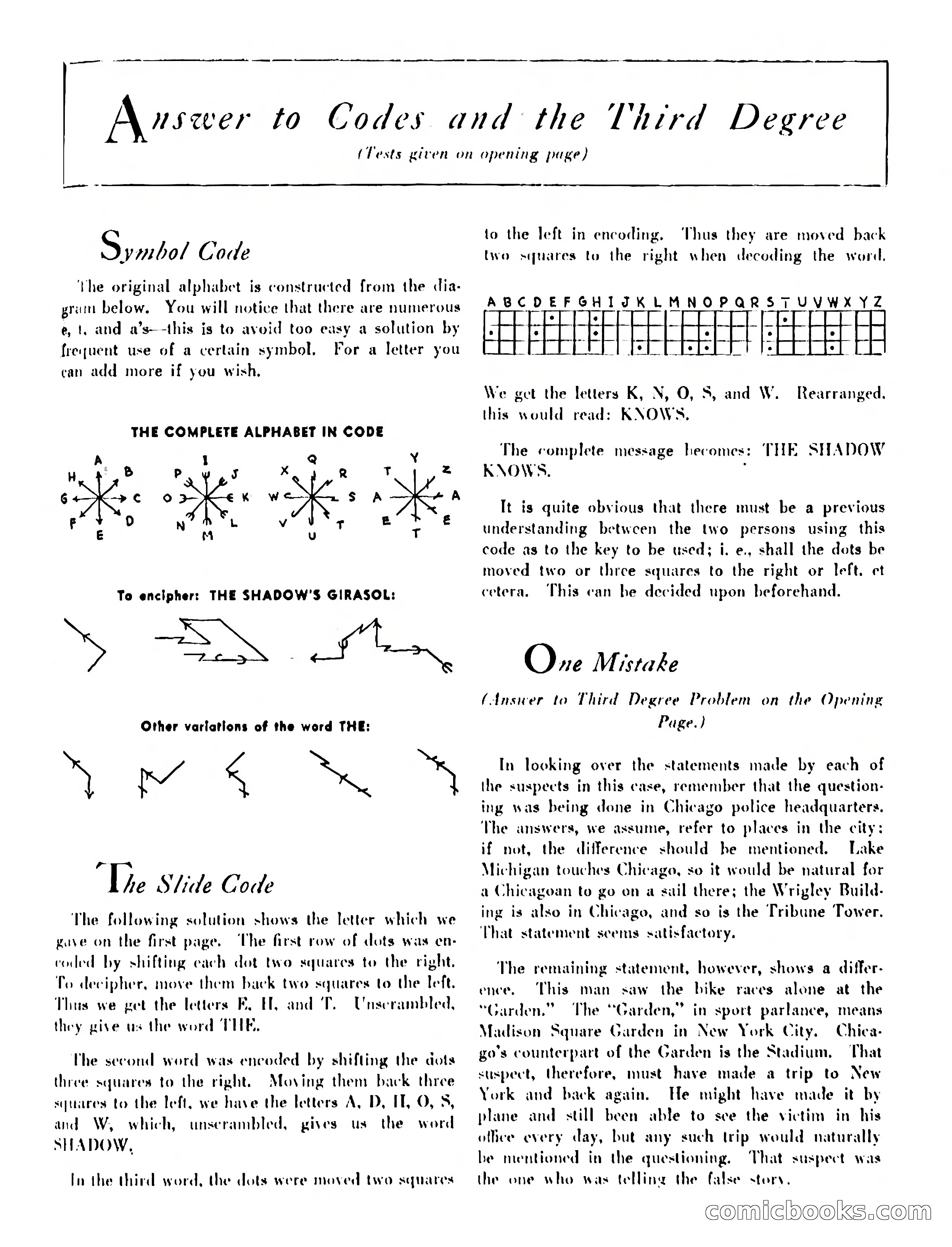The Shadow, Vol. 1, No. 1 — page 67 of 68