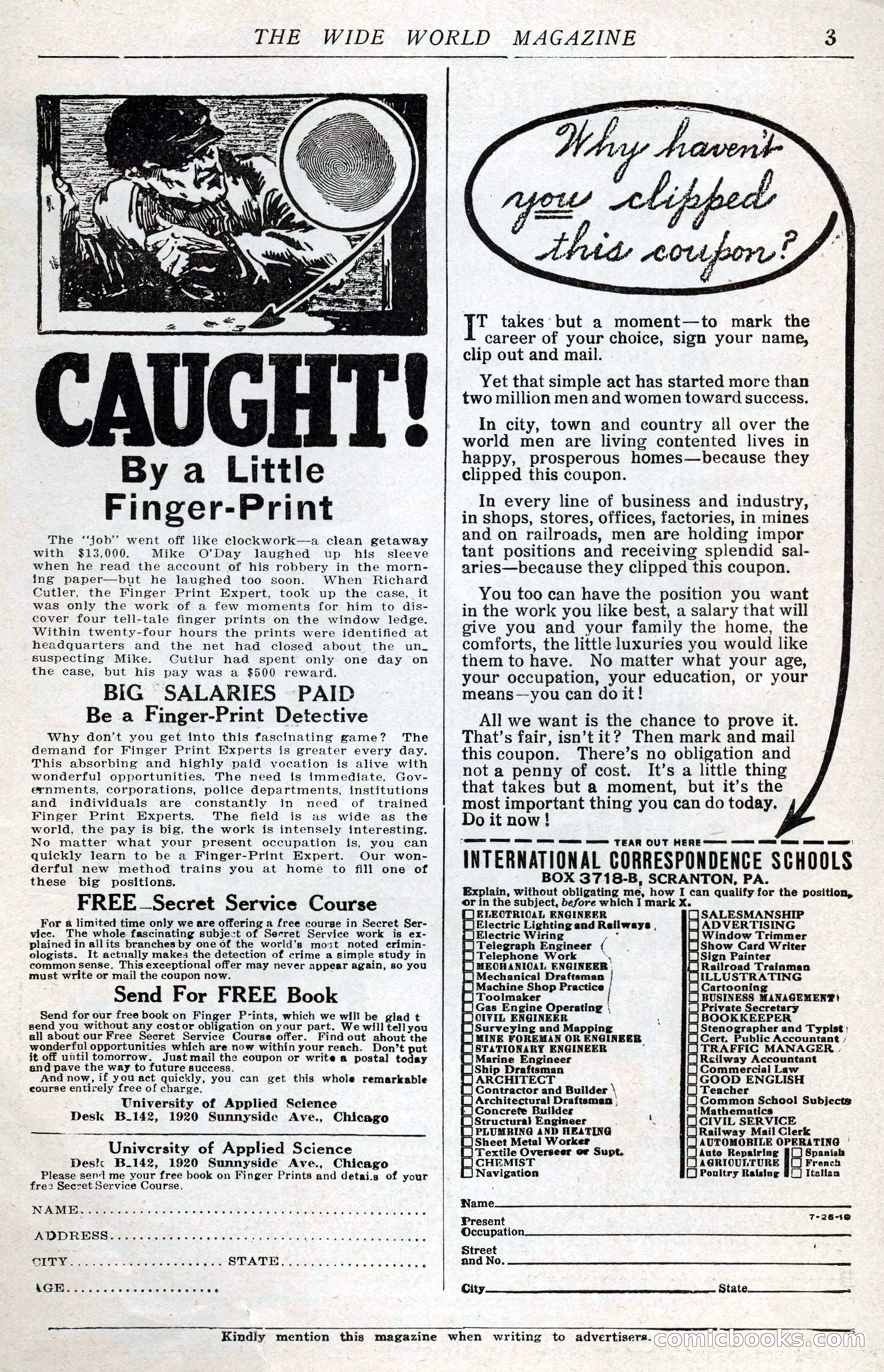 The Wide World, July 1920 — page 5 of 109