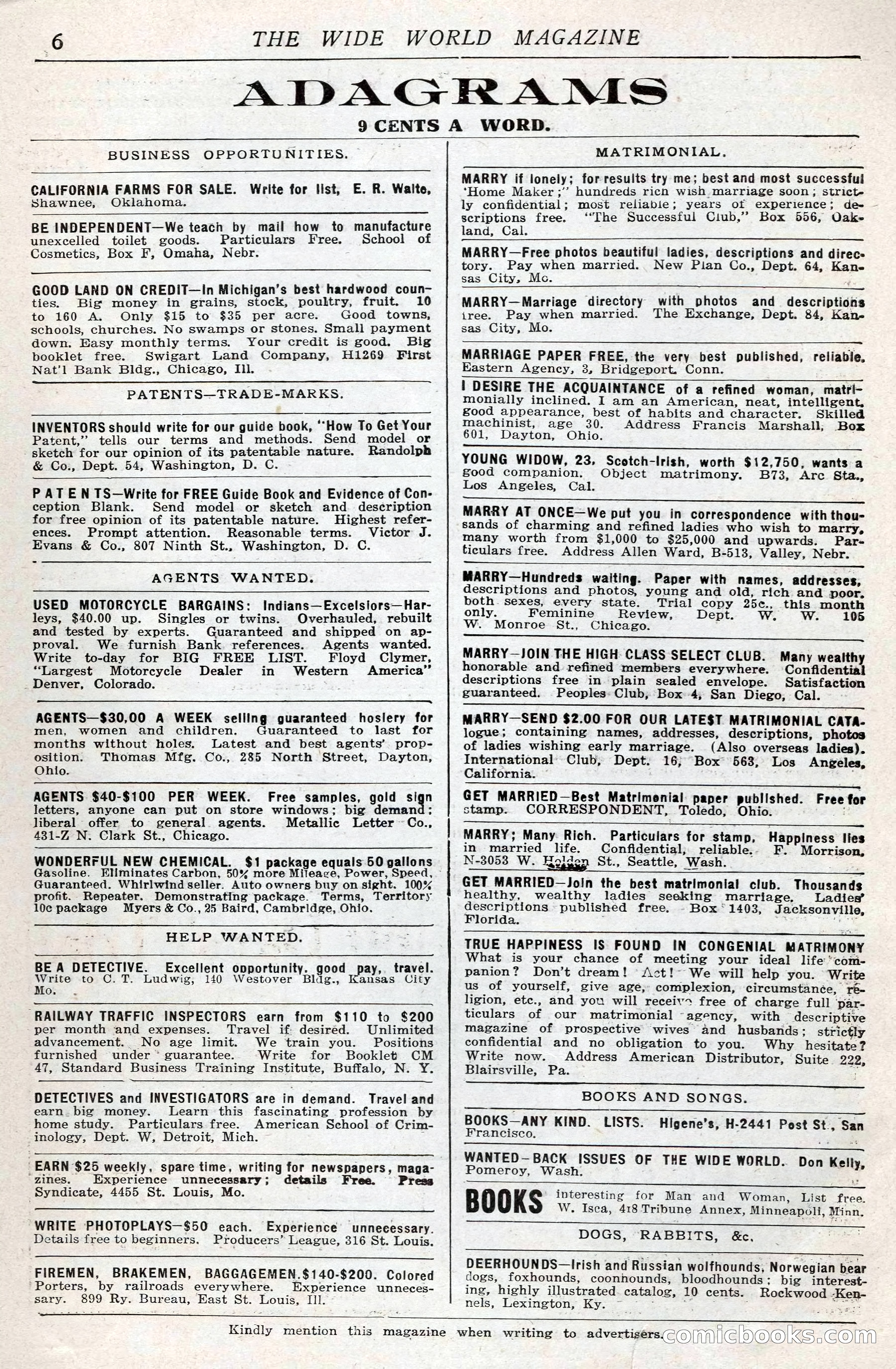 The Wide World, July 1920 — page 8 of 109