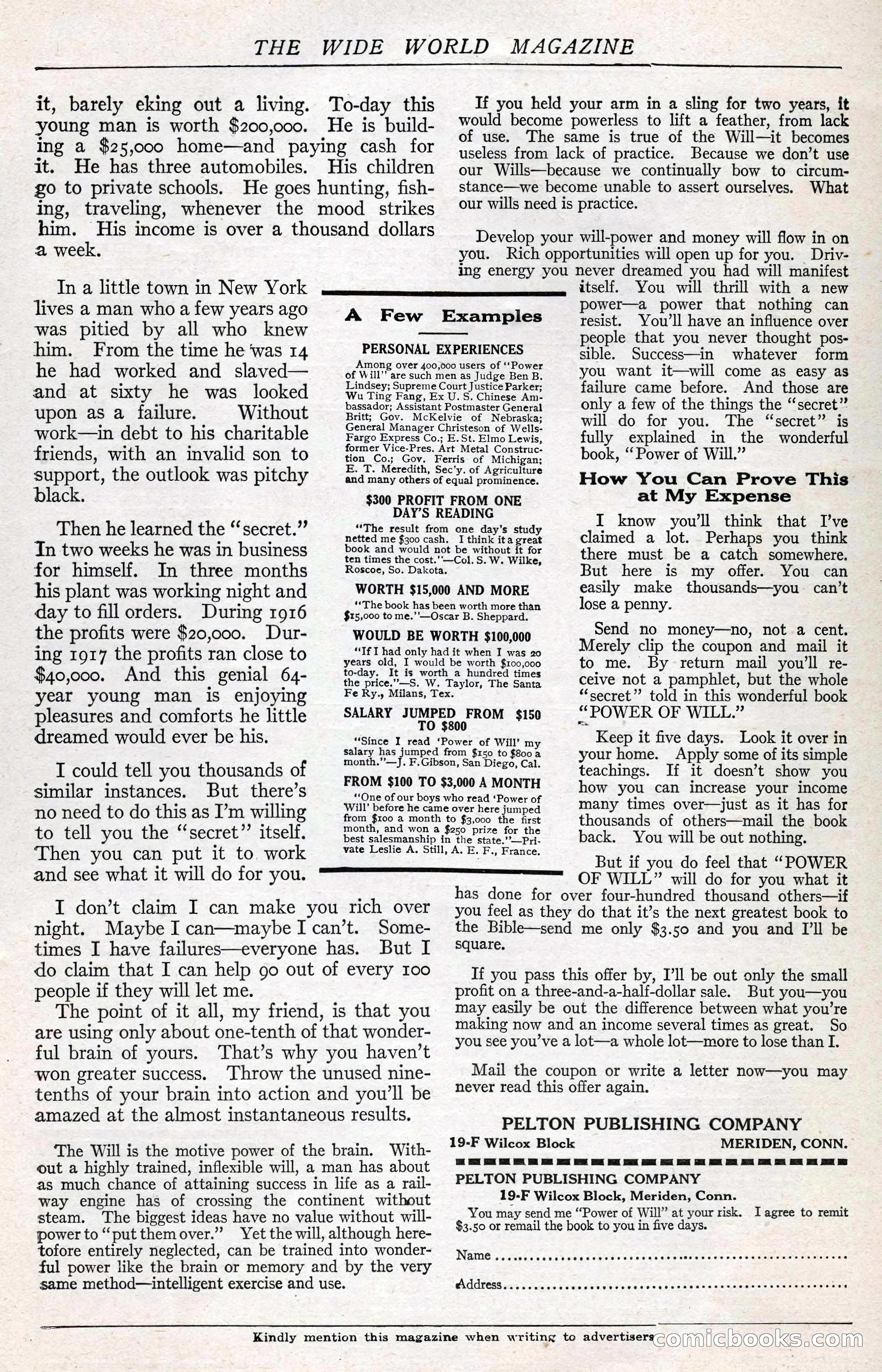 The Wide World, July 1920 — page 105 of 109