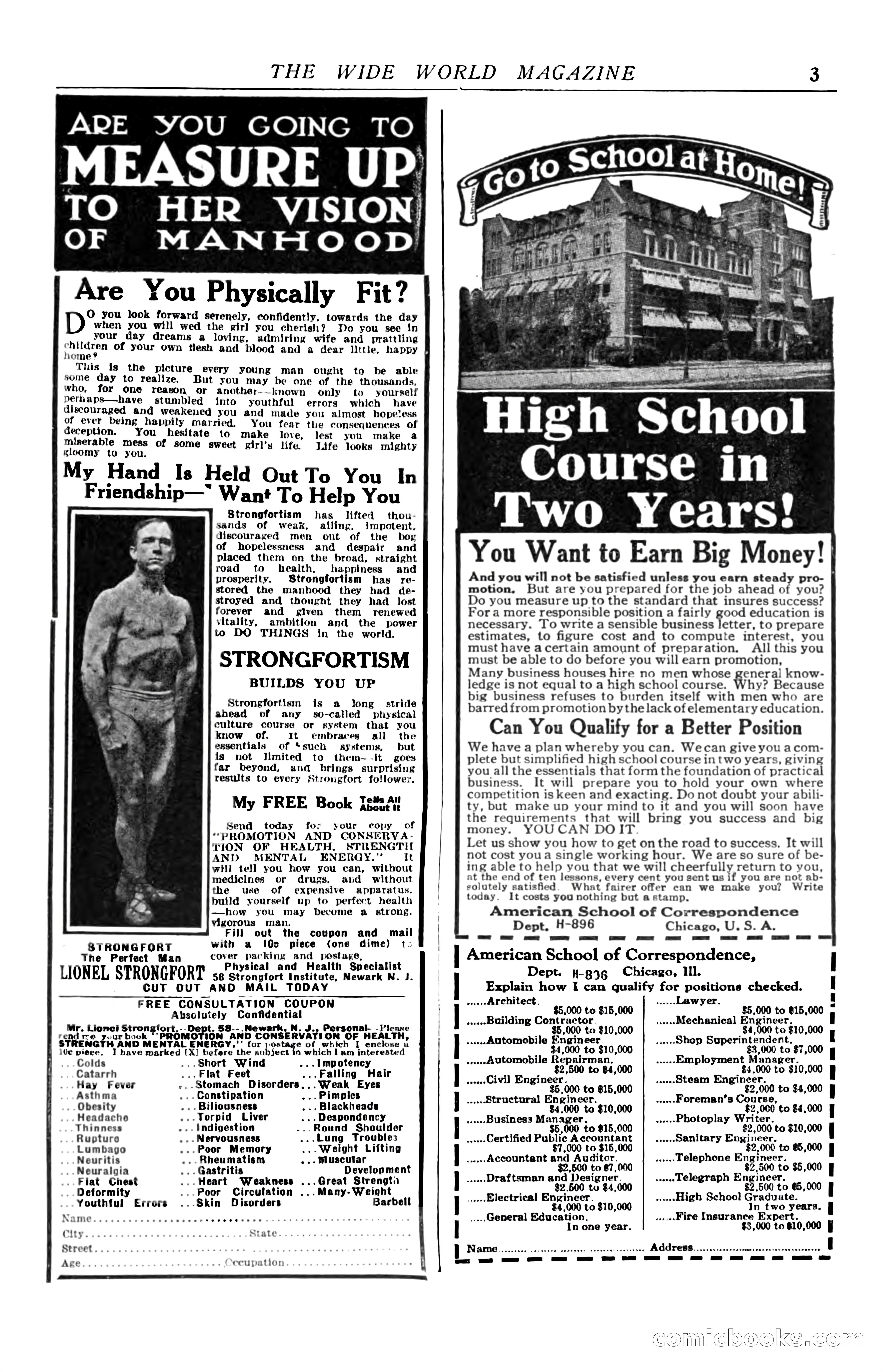 The Wide World, November 1920 — page 5 of 98