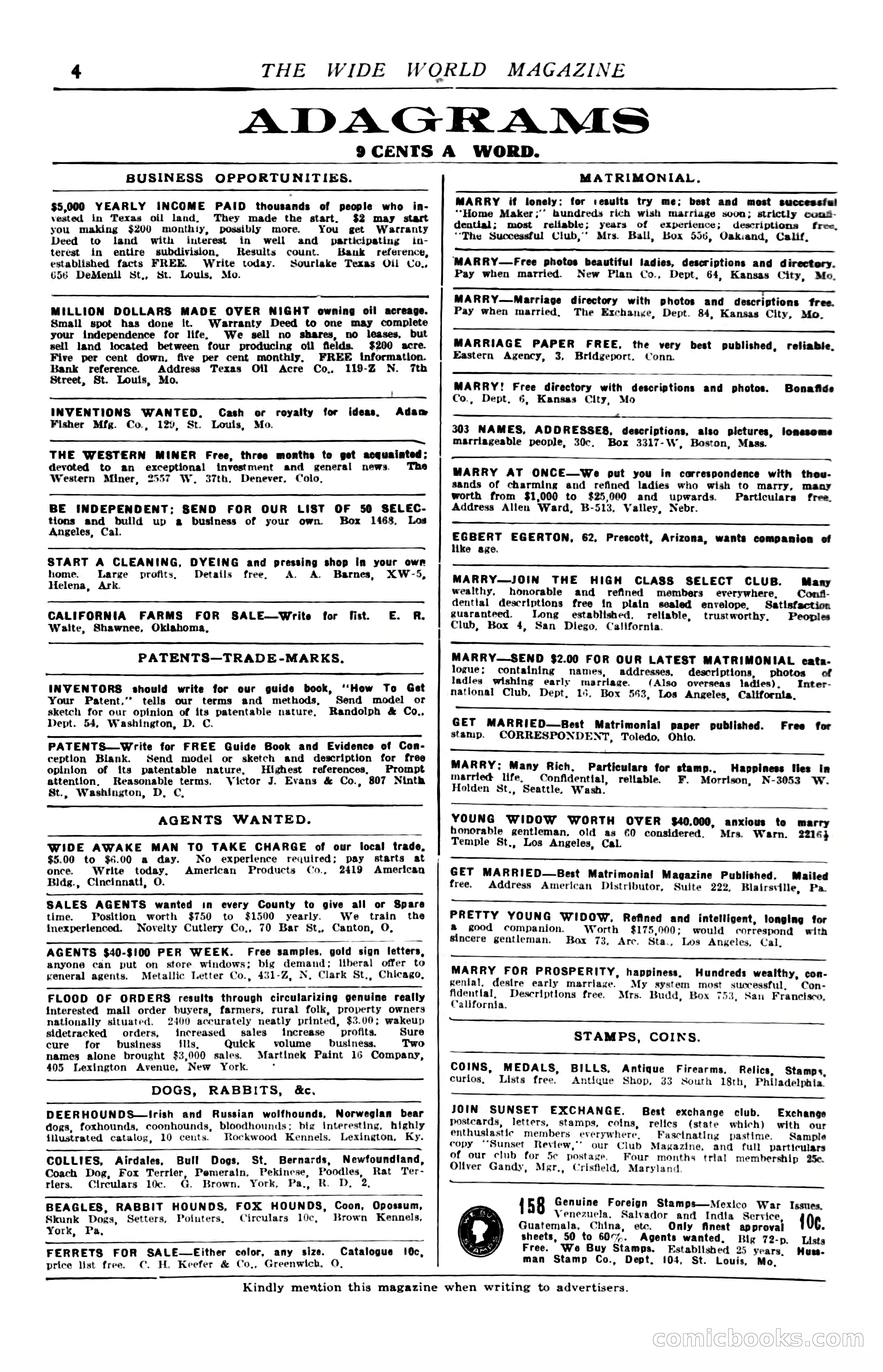 The Wide World, November 1920 — page 6 of 98