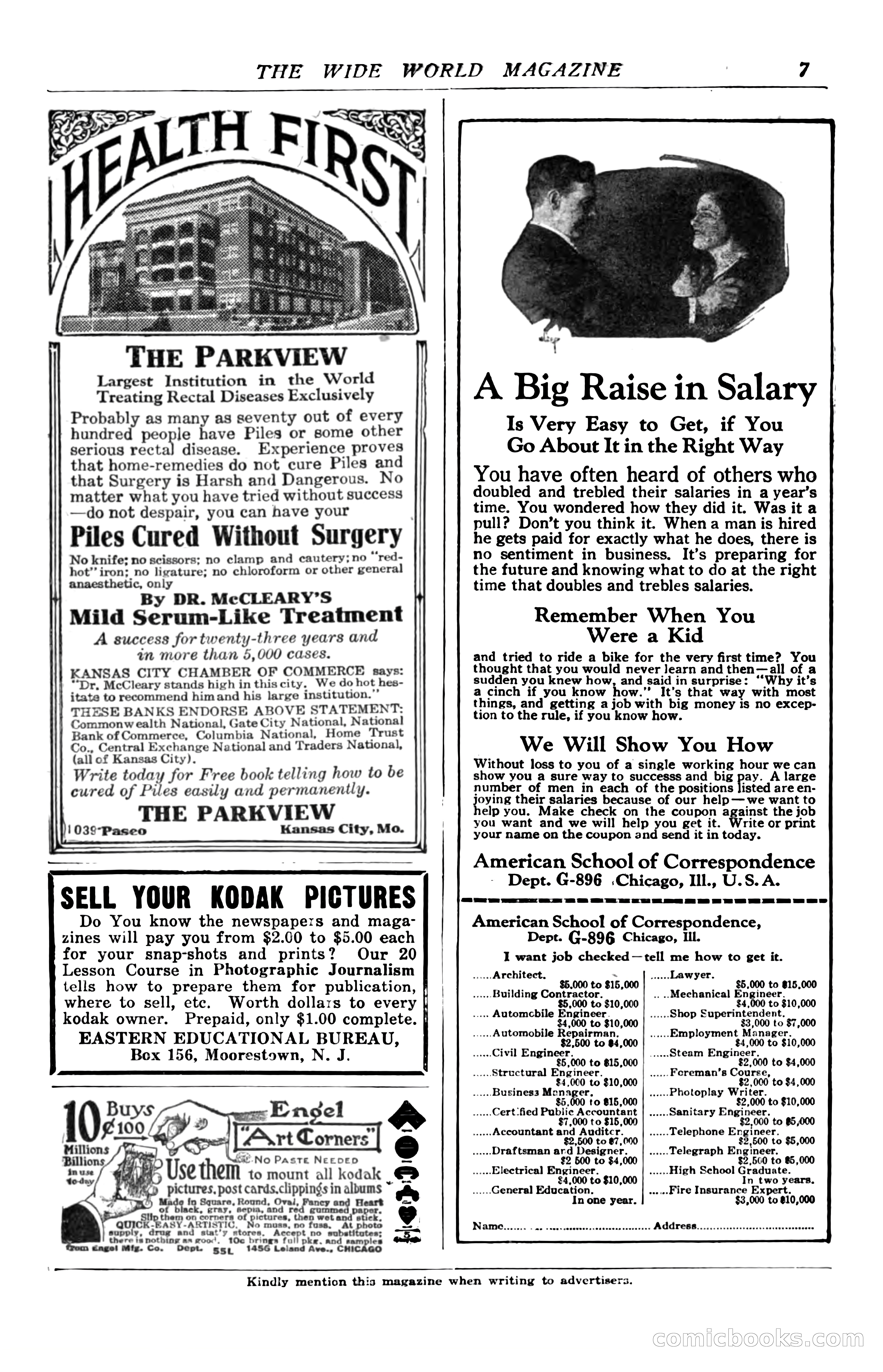 The Wide World, November 1920 — page 9 of 98