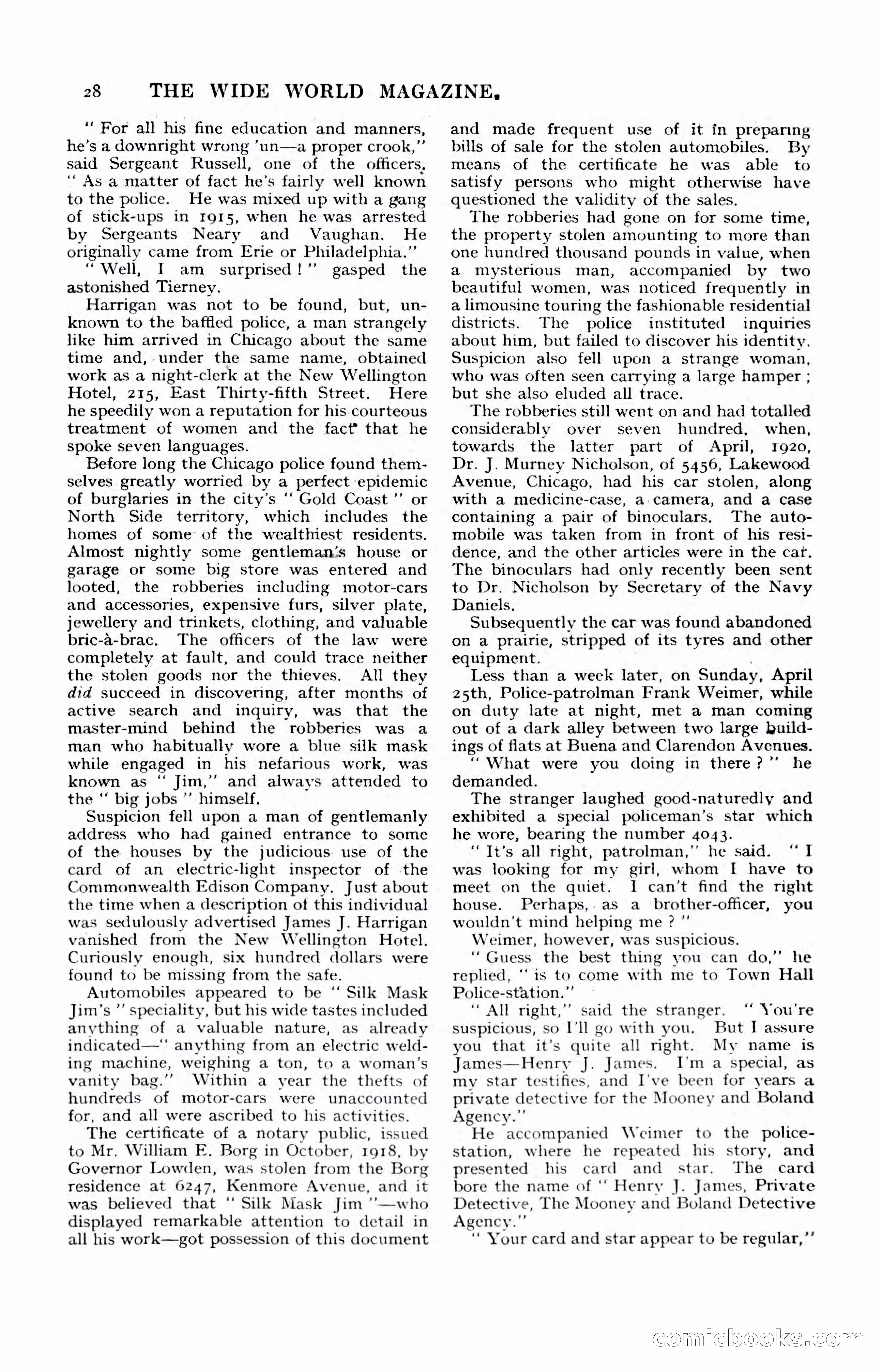 The Wide World, November 1920 — page 38 of 98