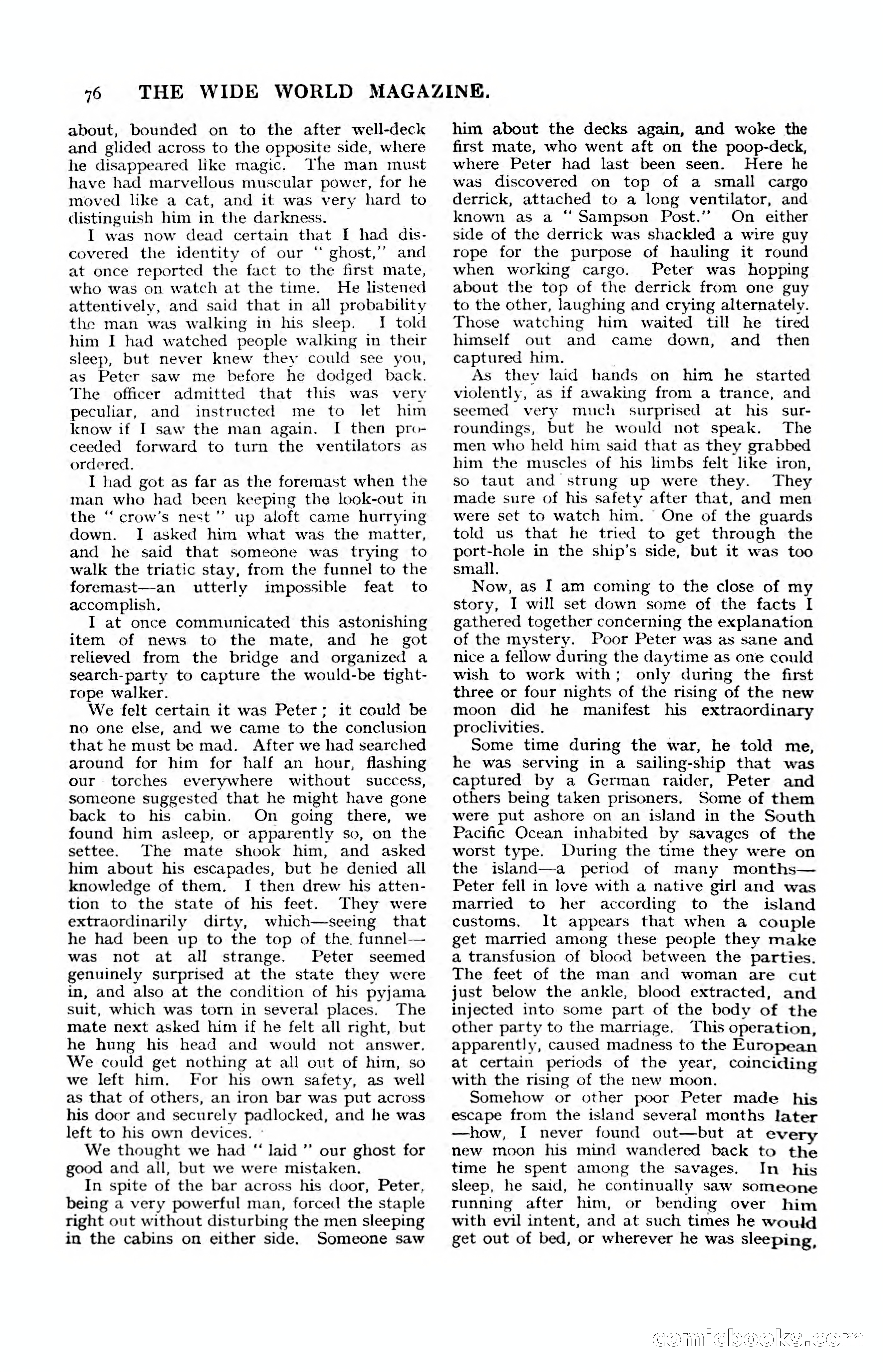 The Wide World, November 1920 — page 86 of 98