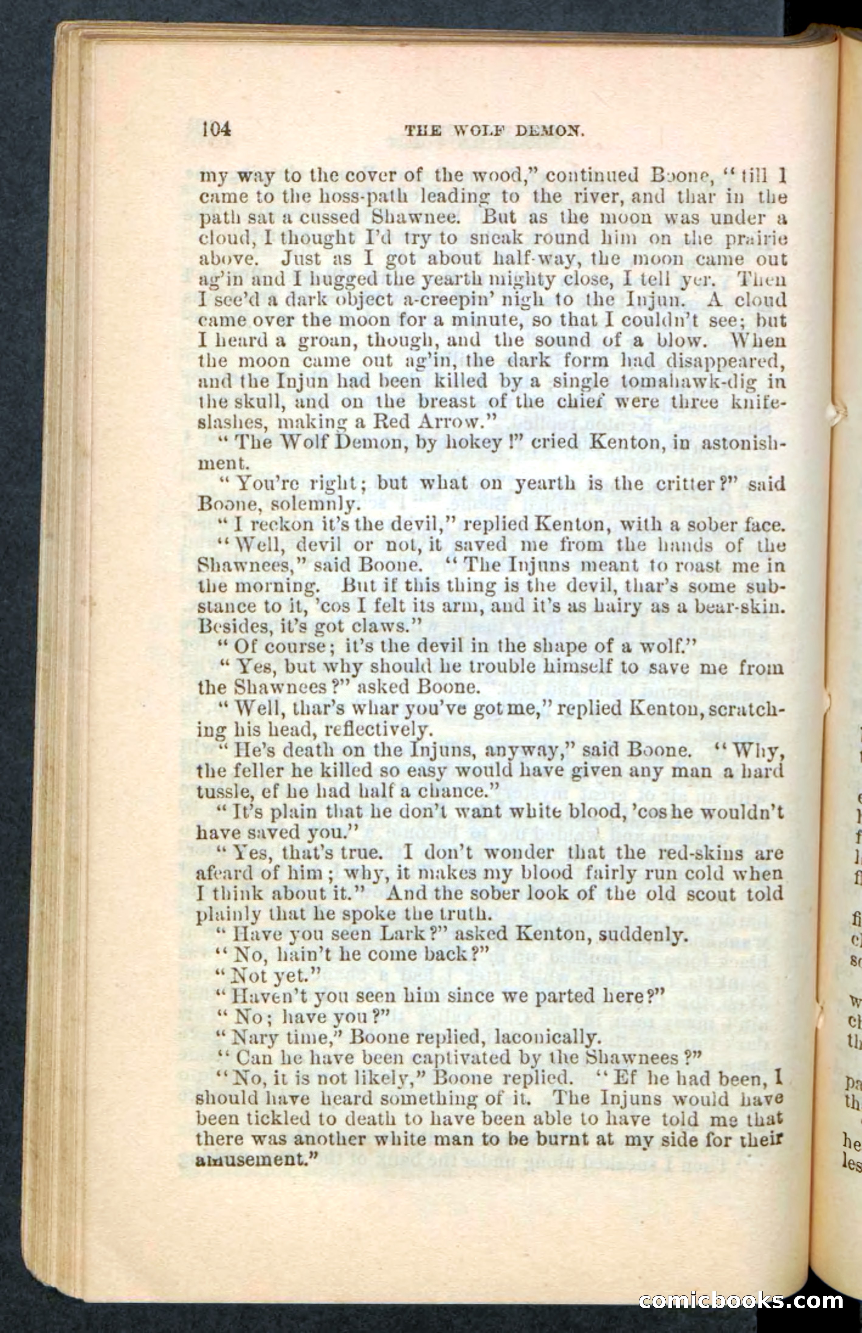 The Wolf-Demon, or The Red Arrow of the Far West — page 100 of 194